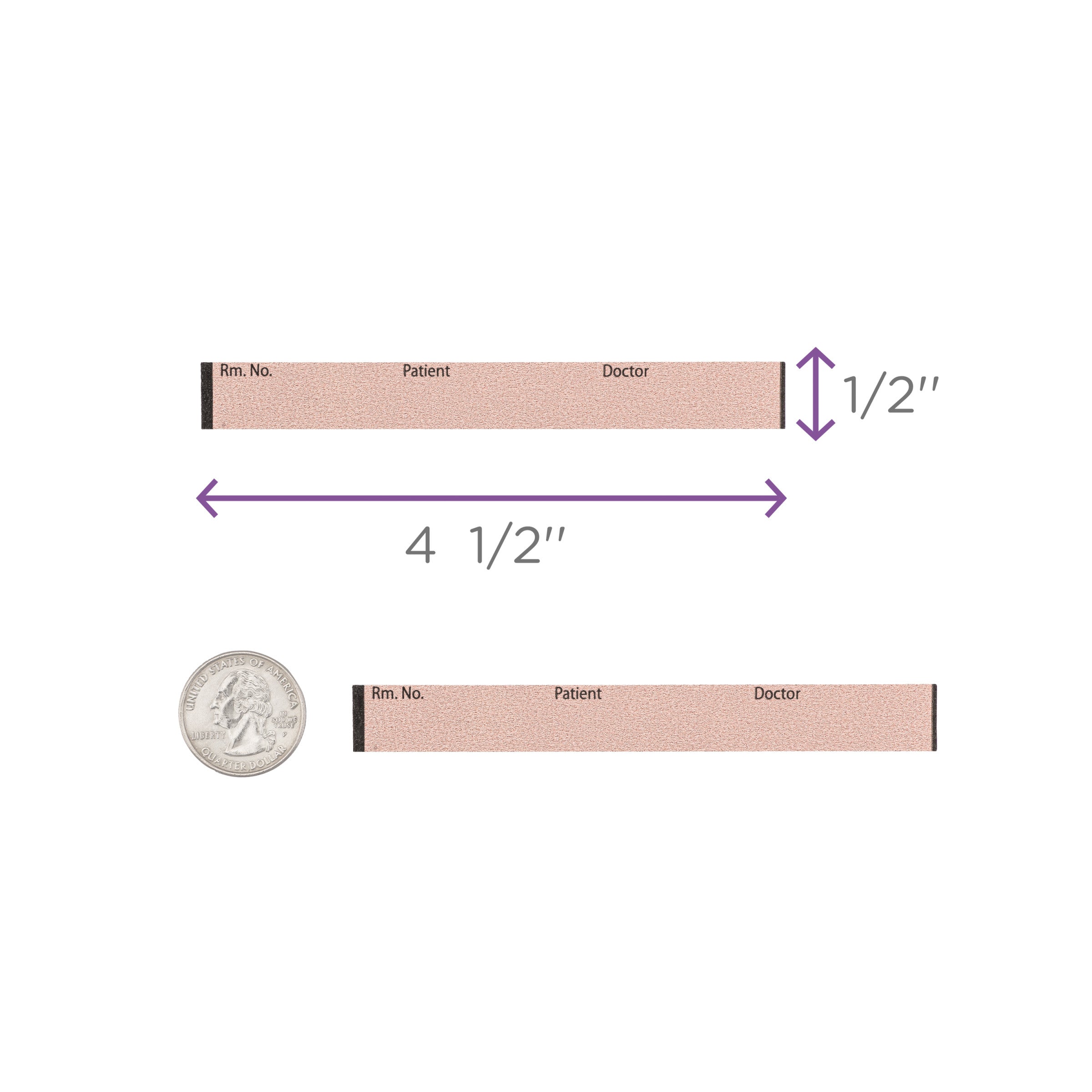 ID Labels for Metal Clipboard Chart Holders
