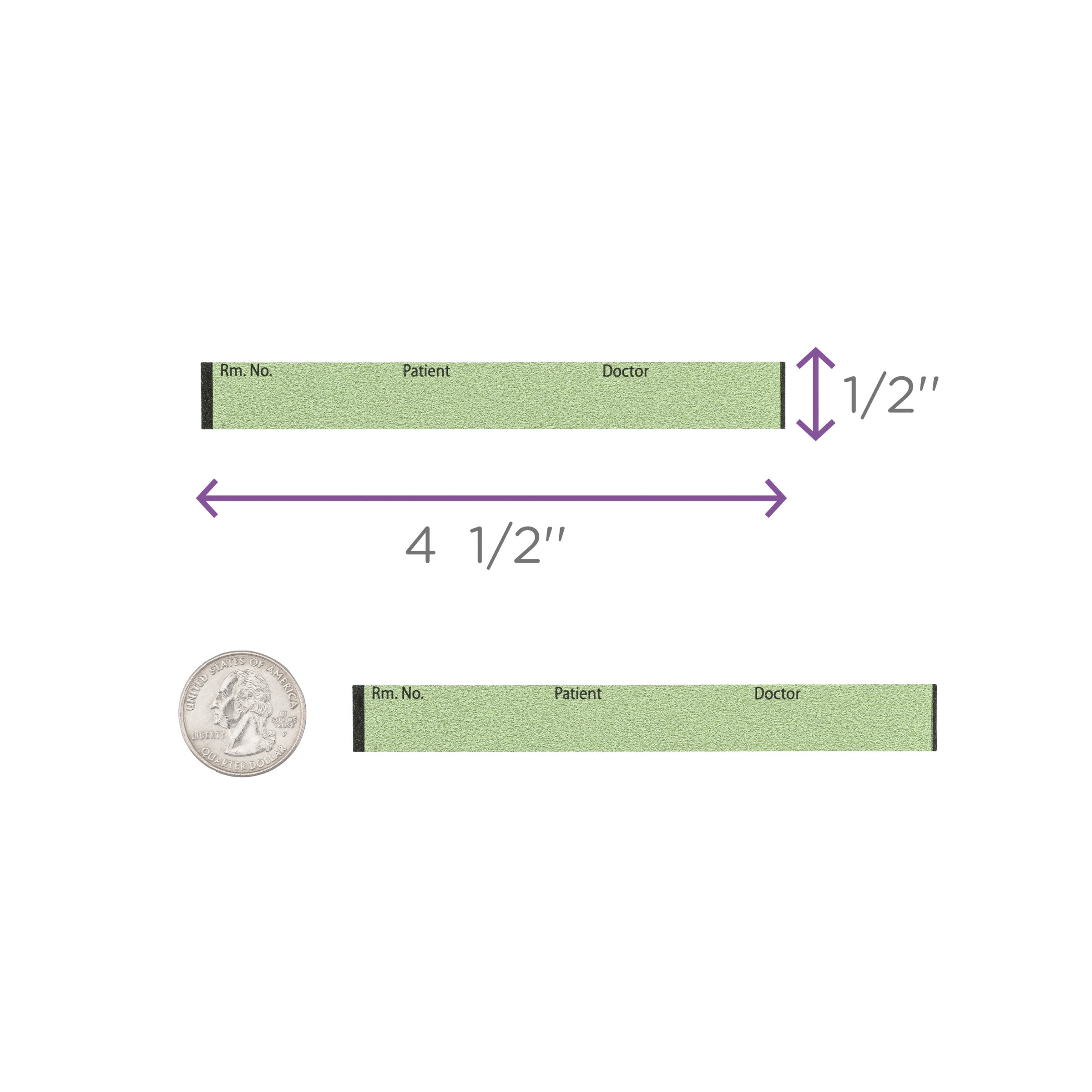 ID Labels for Metal Clipboard Chart Holders