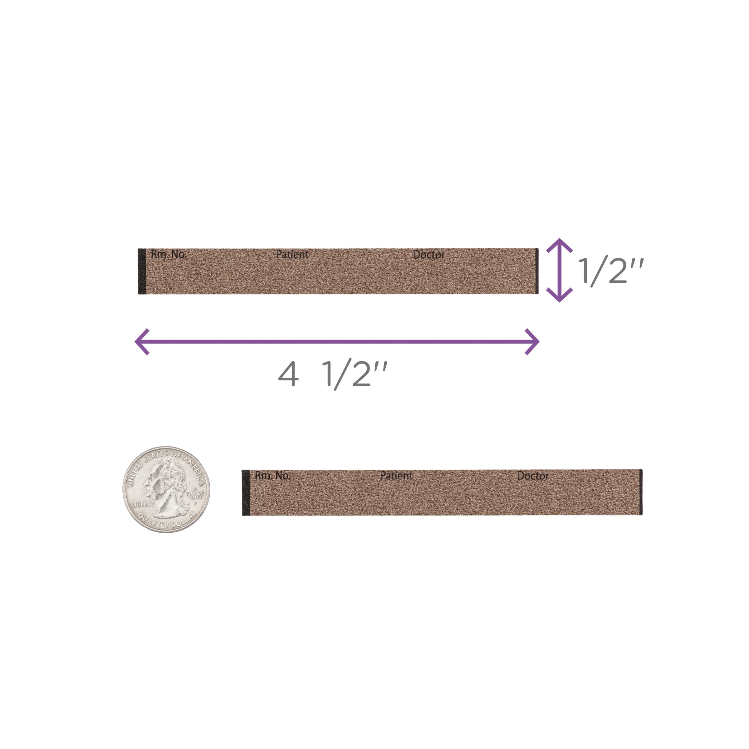 ID Labels for Metal Clipboard Chart Holders