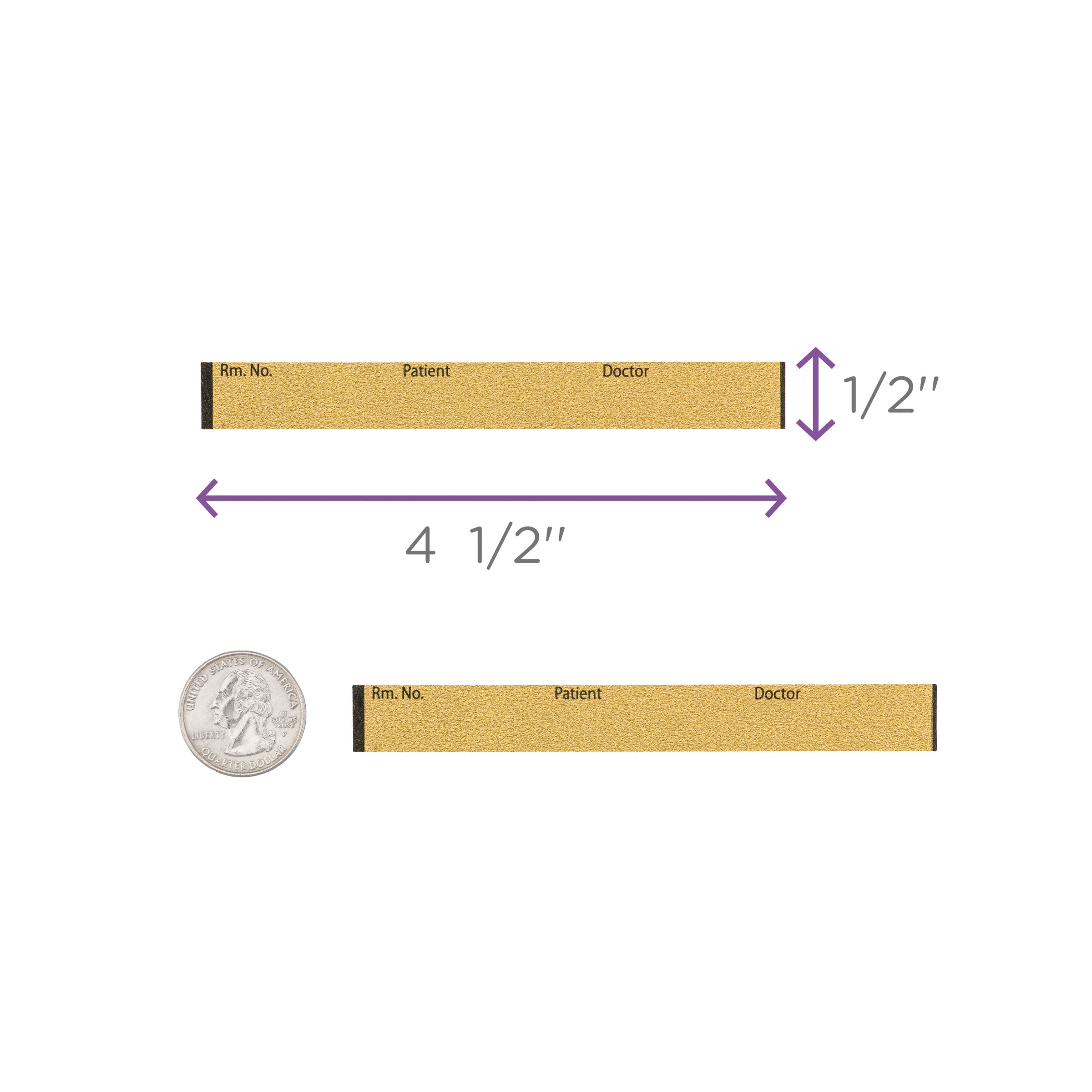 ID Labels for Metal Clipboard Chart Holders