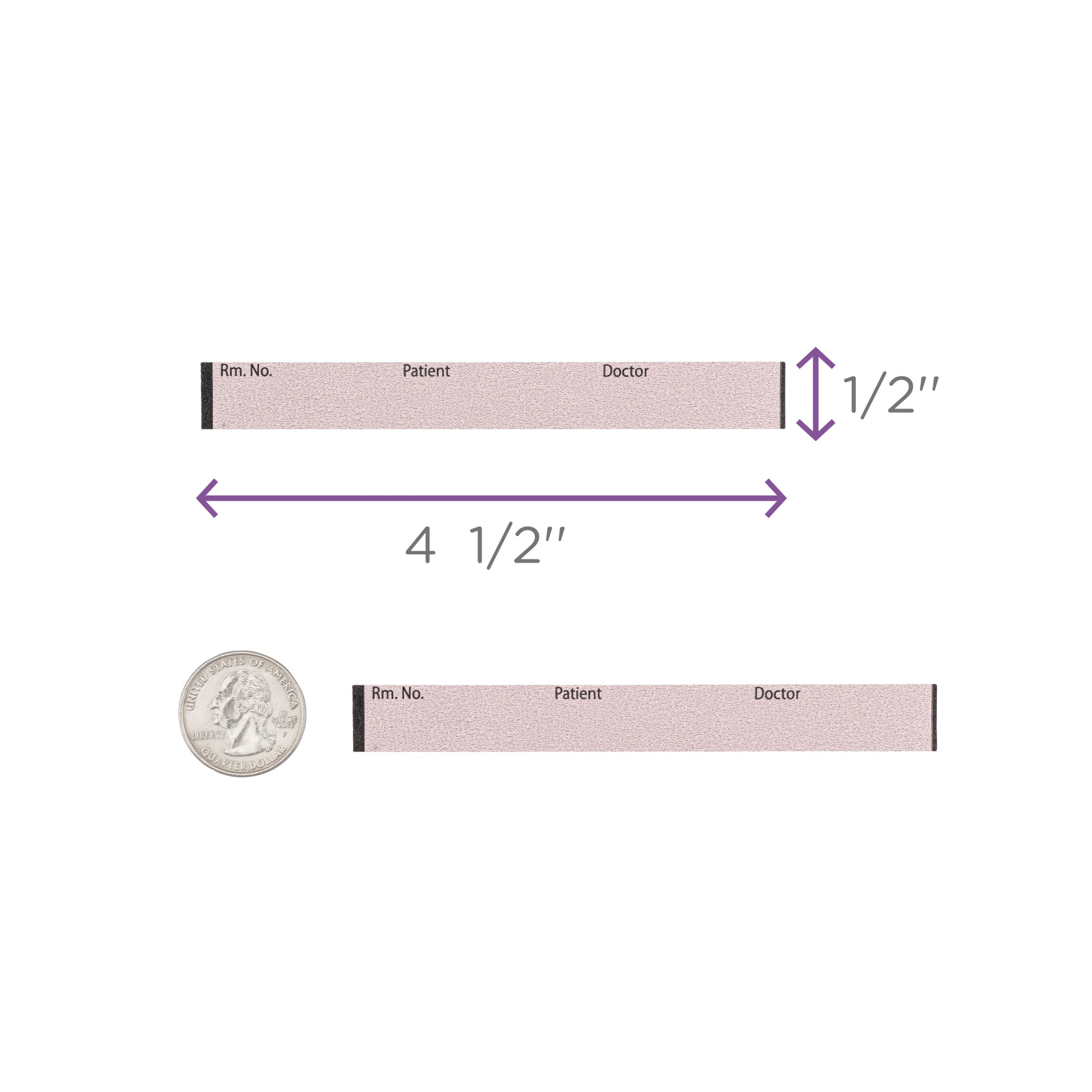 ID Labels for Metal Clipboard Chart Holders