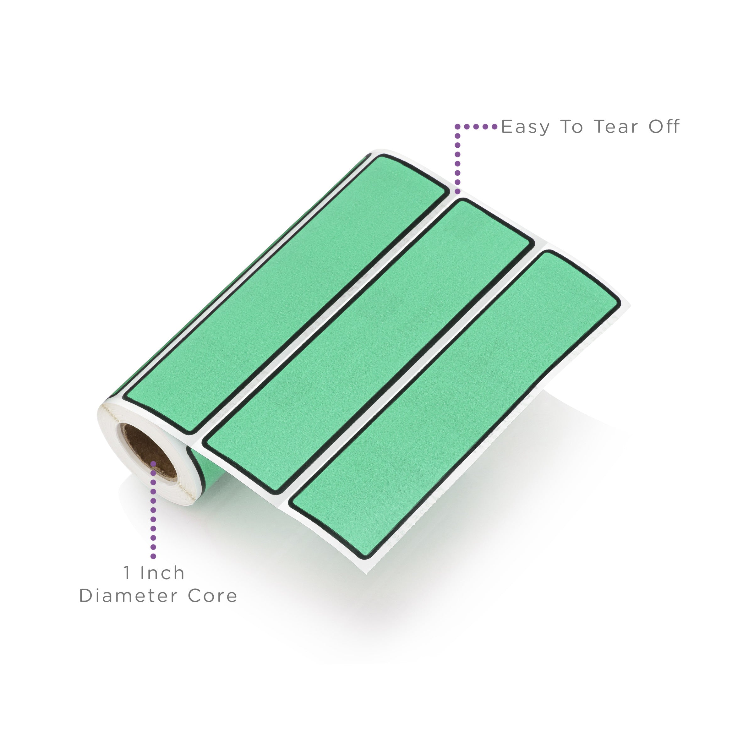 Blank ID Labels for 1.5-4" Ring Binder Spines – Roll of 200