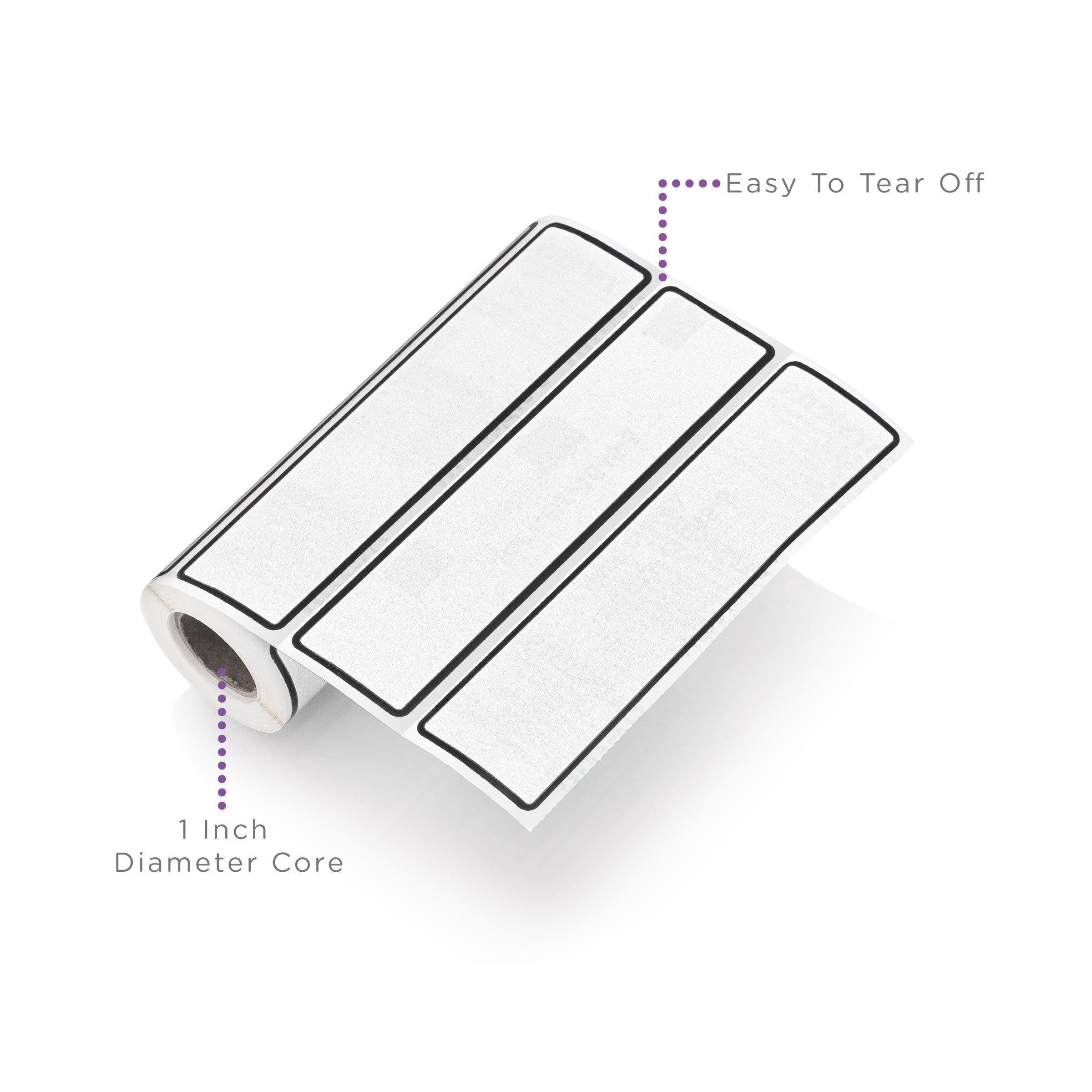 Blank ID Labels for 1.5-4" Ring Binder Spines – Roll of 200