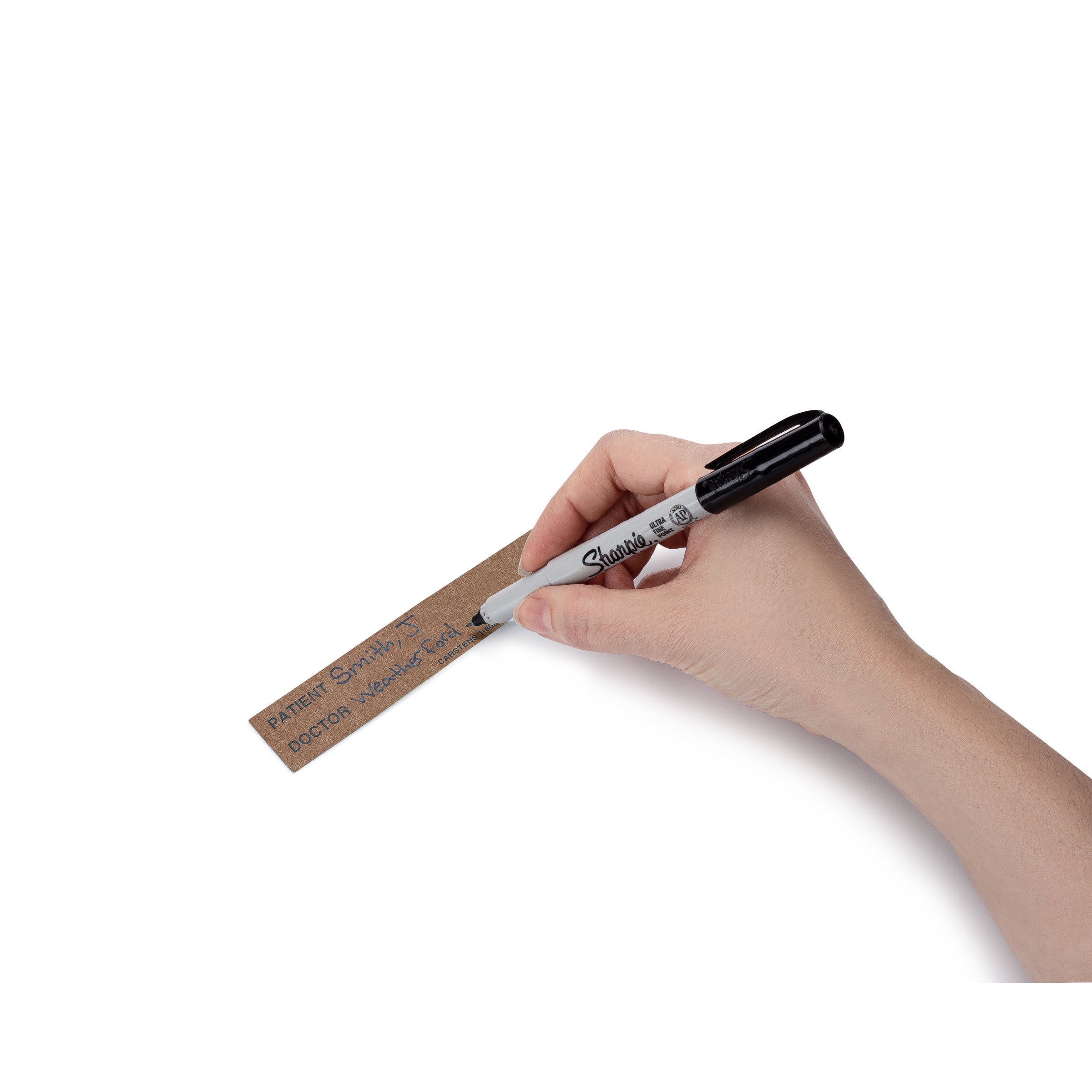 Patient / Doctor Preprinted ID Cards for 1.5 – 4” Ring Binder Spines - Pack of 100