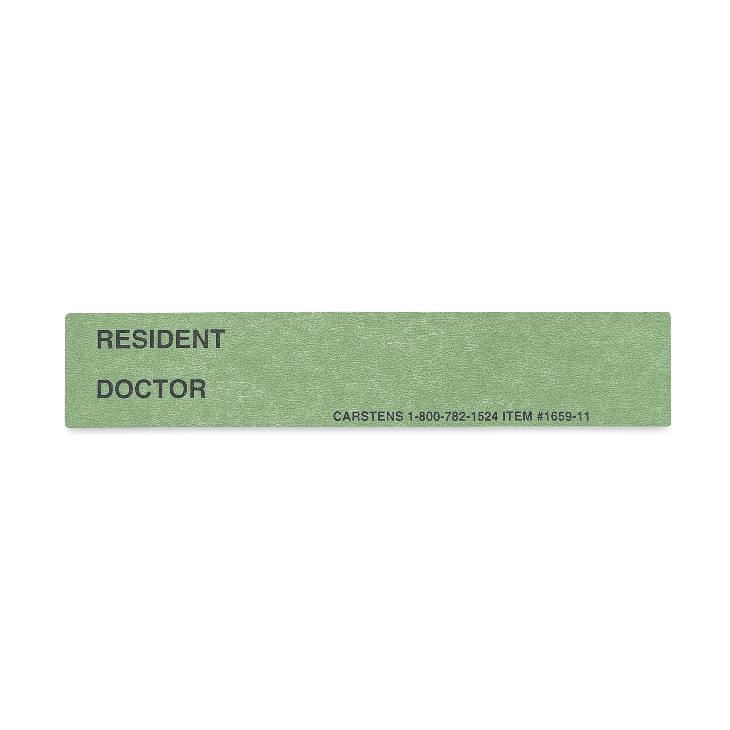 Resident / Doctor Preprinted ID Cards for 1.5 – 4” Ring Binder Spines - Pack of 100