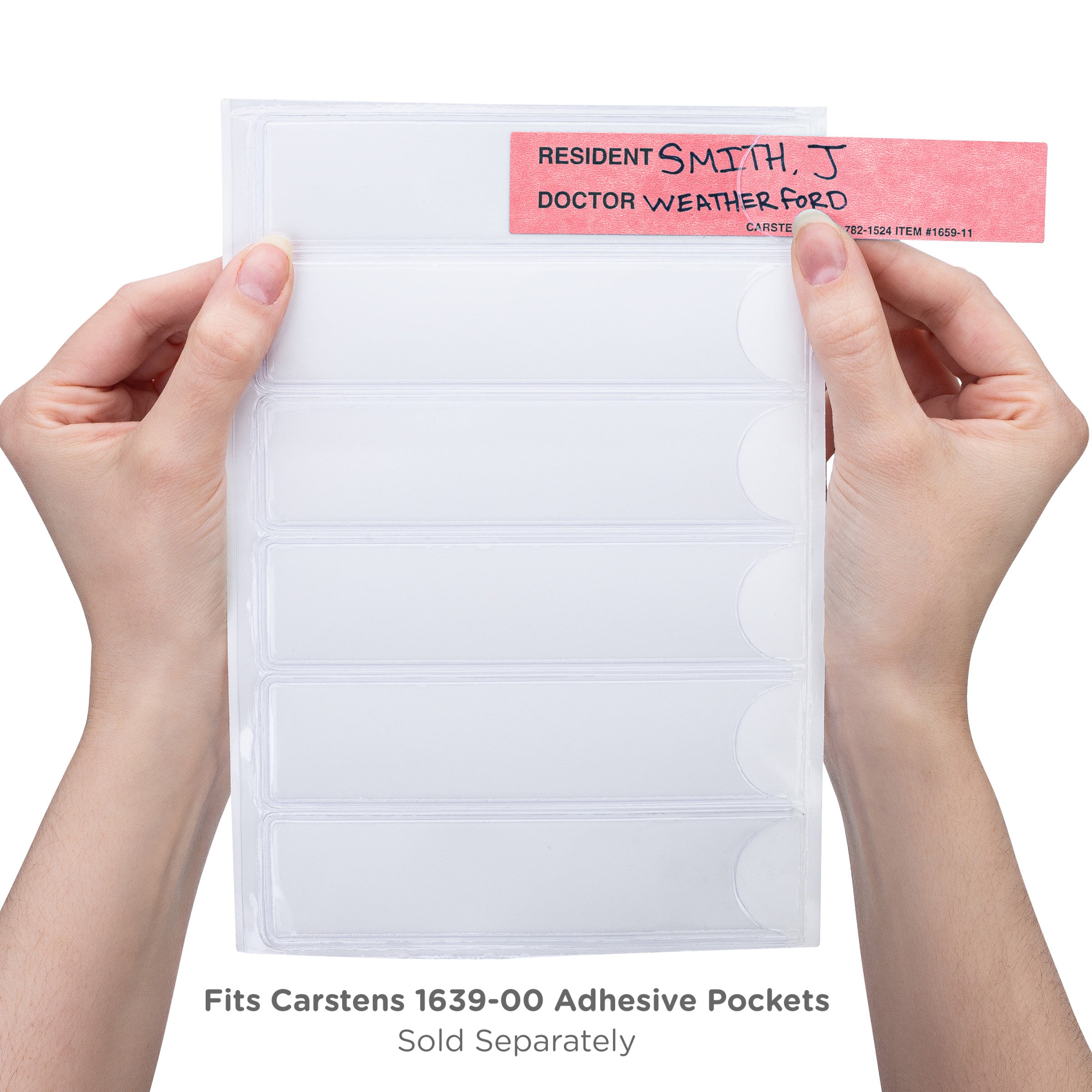 Resident / Doctor Preprinted ID Cards for 1.5 – 4” Ring Binder Spines - Pack of 100