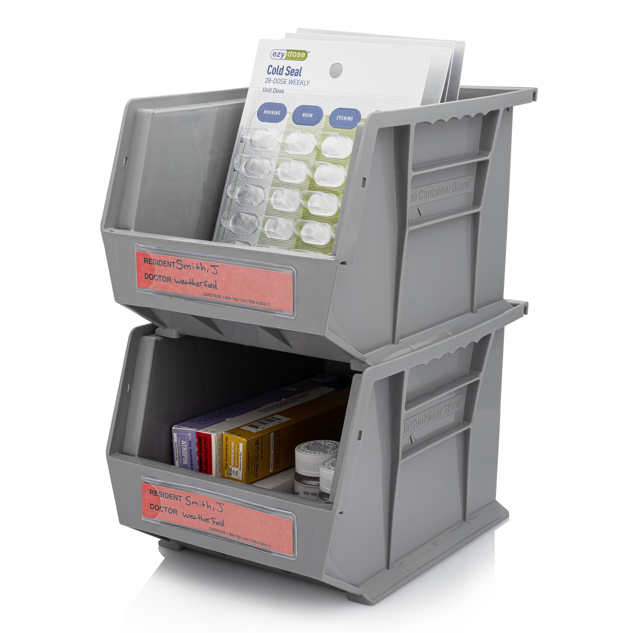 Resident / Doctor Preprinted ID Cards for 1.5 – 4” Ring Binder Spines - Pack of 100