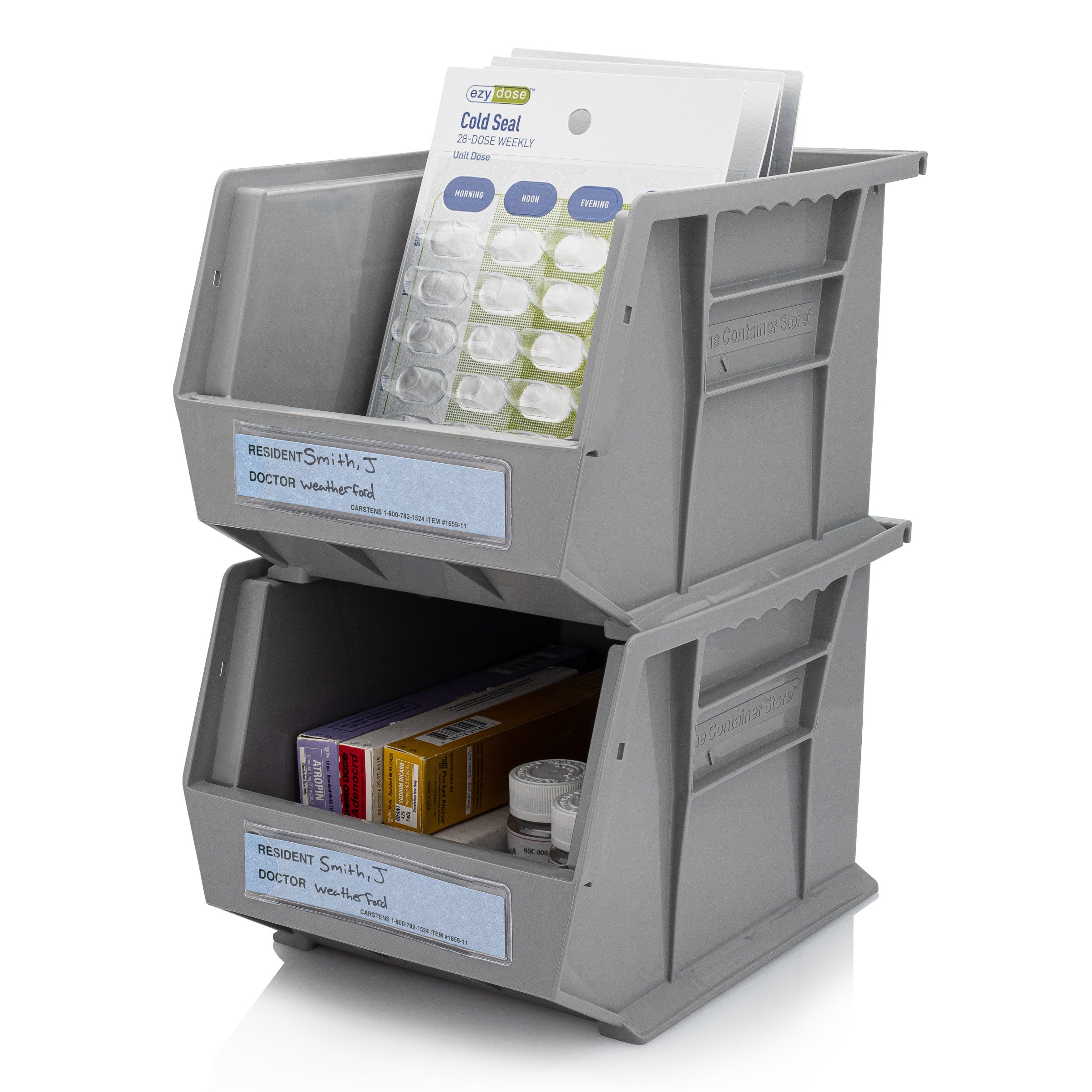 Resident / Doctor Preprinted ID Cards for 1.5 – 4” Ring Binder Spines - Pack of 100