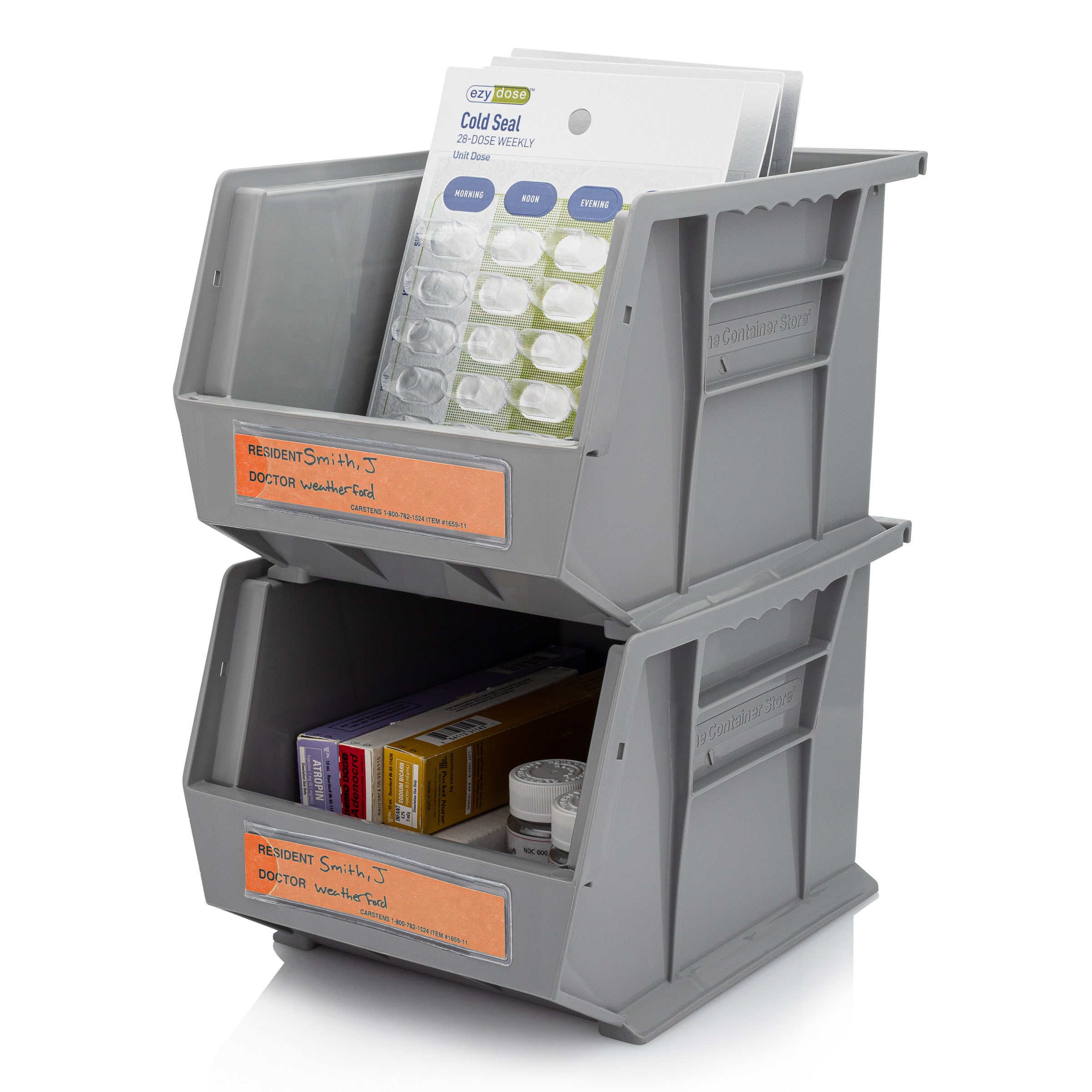 Resident / Doctor Preprinted ID Cards for 1.5 – 4” Ring Binder Spines - Pack of 100