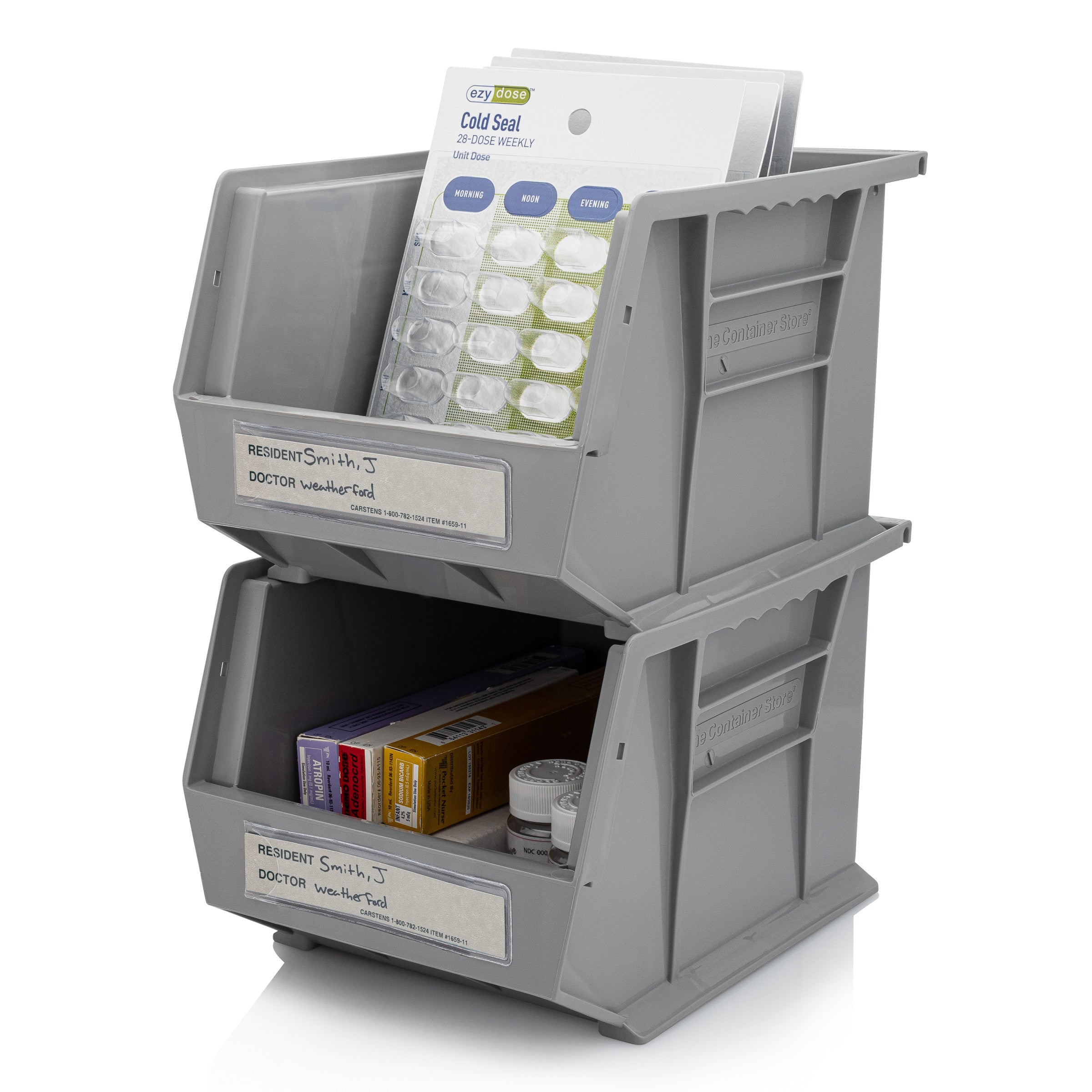 Resident / Doctor Preprinted ID Cards for 1.5 – 4” Ring Binder Spines - Pack of 100