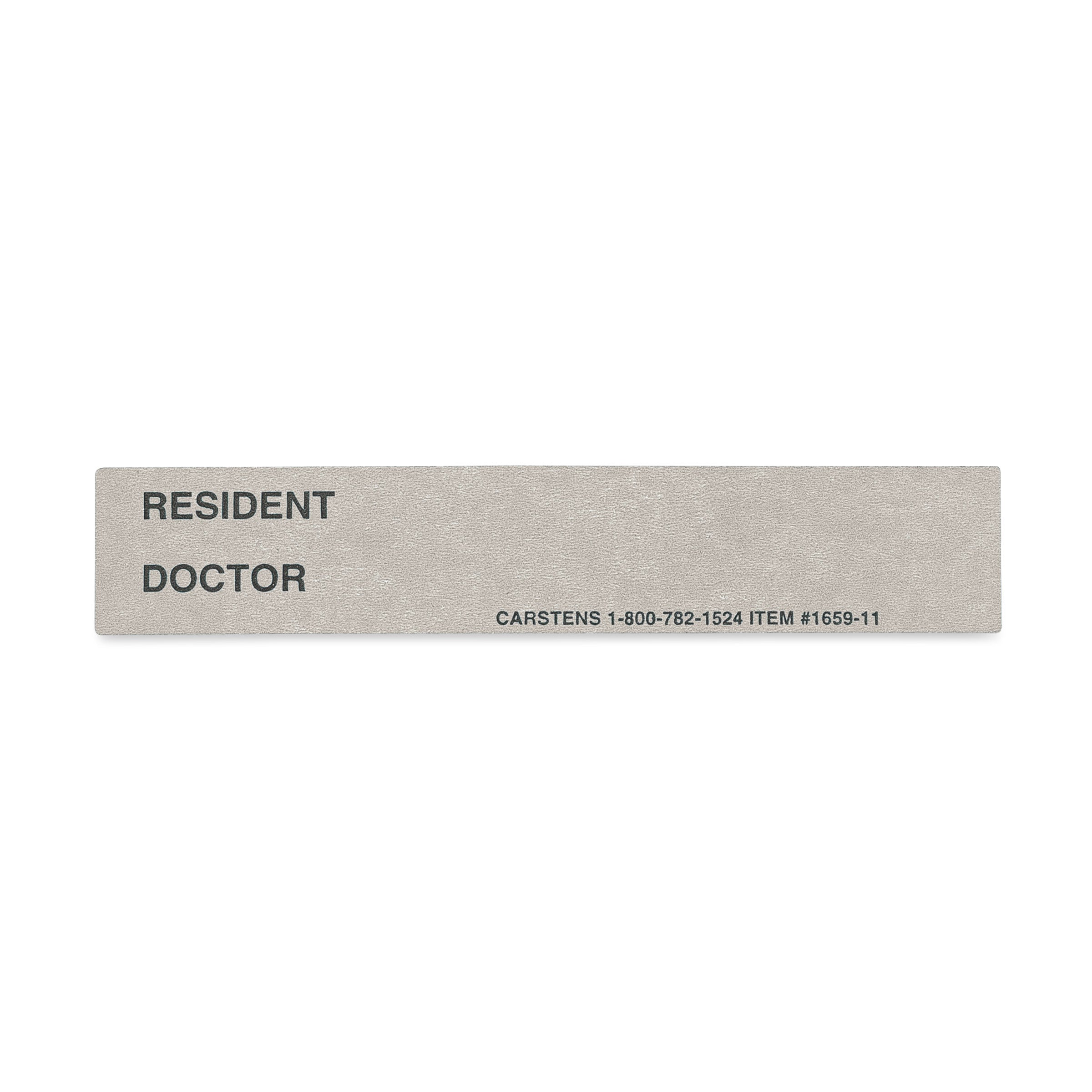 Resident / Doctor Preprinted ID Cards for 1.5 – 4” Ring Binder Spines - Pack of 100