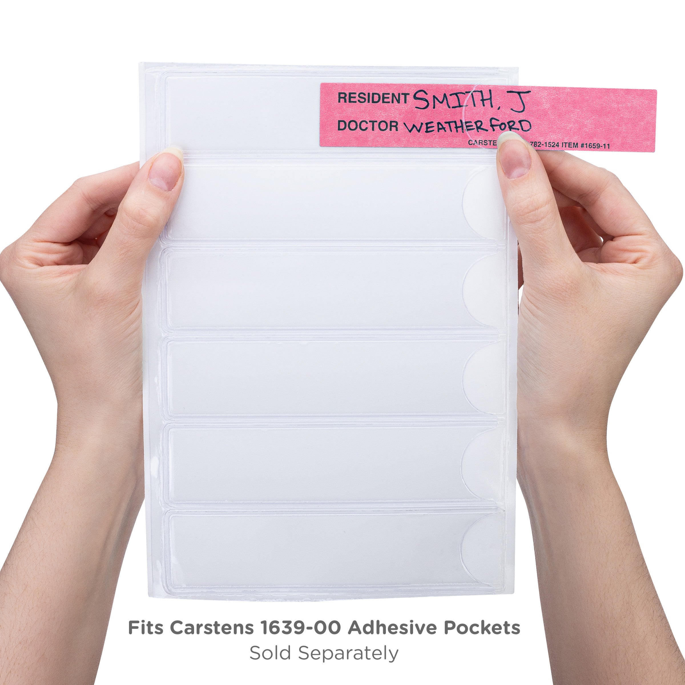 Resident / Doctor Preprinted ID Cards for 1.5 – 4” Ring Binder Spines - Pack of 100