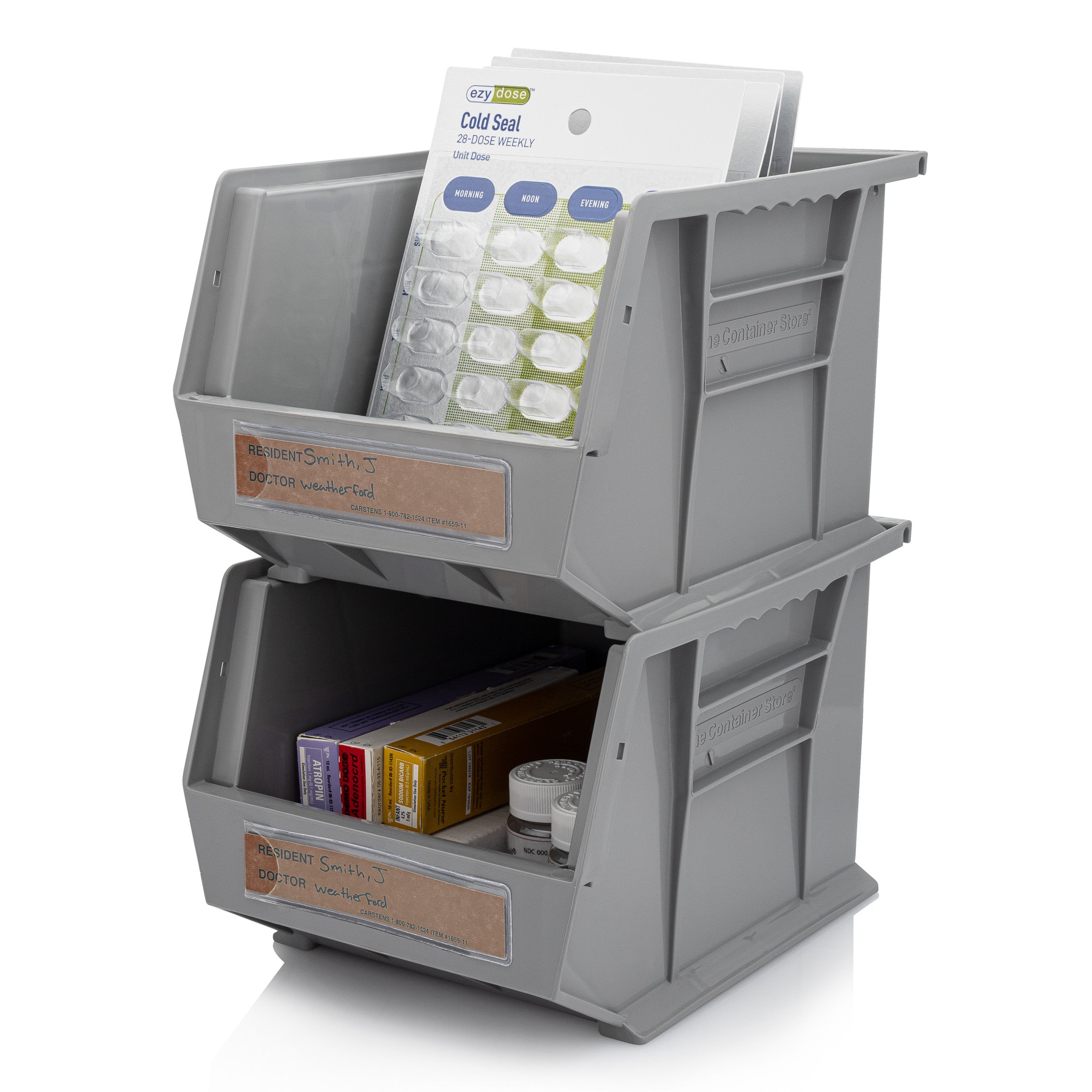 Resident / Doctor Preprinted ID Cards for 1.5 – 4” Ring Binder Spines - Pack of 100