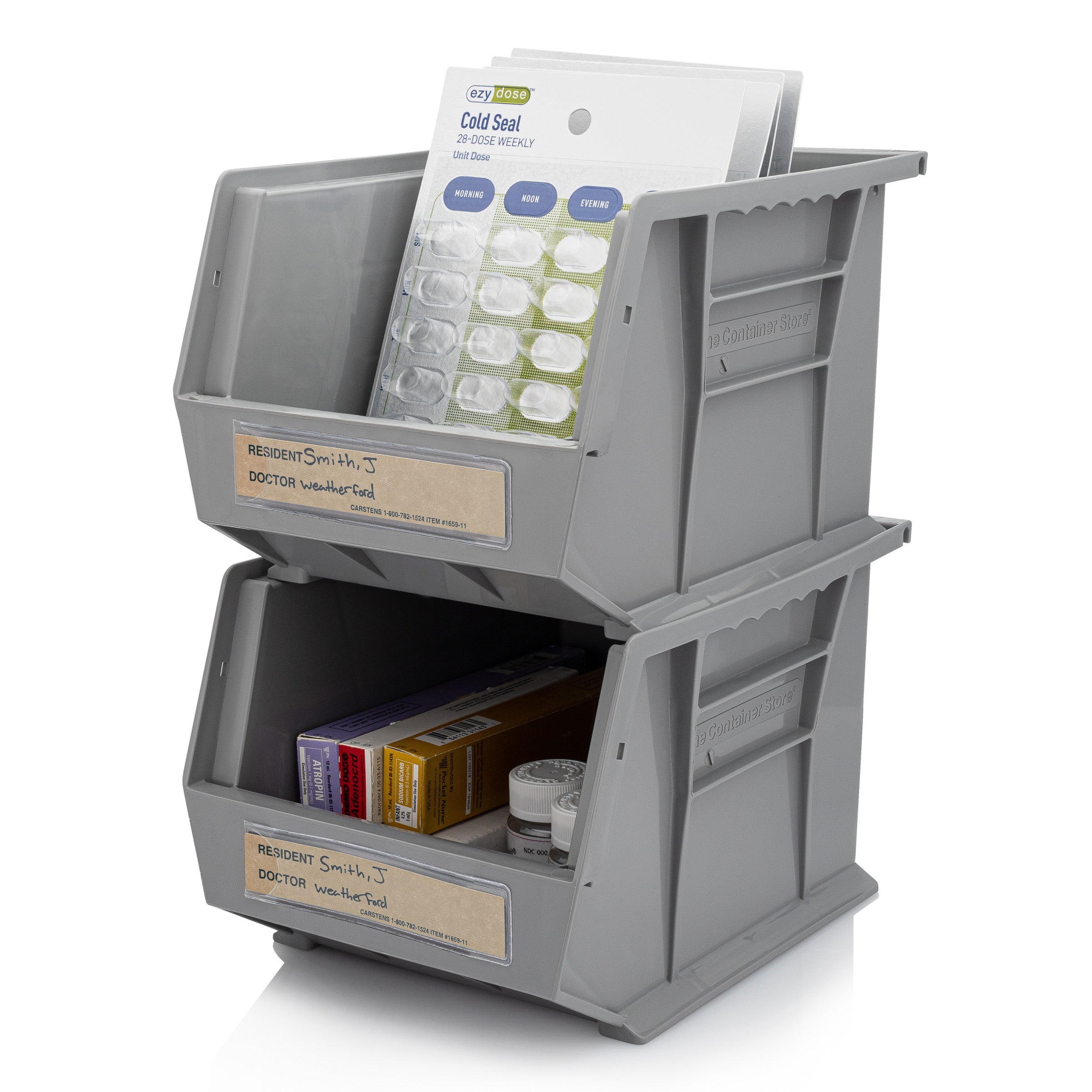 Resident / Doctor Preprinted ID Cards for 1.5 – 4” Ring Binder Spines - Pack of 100