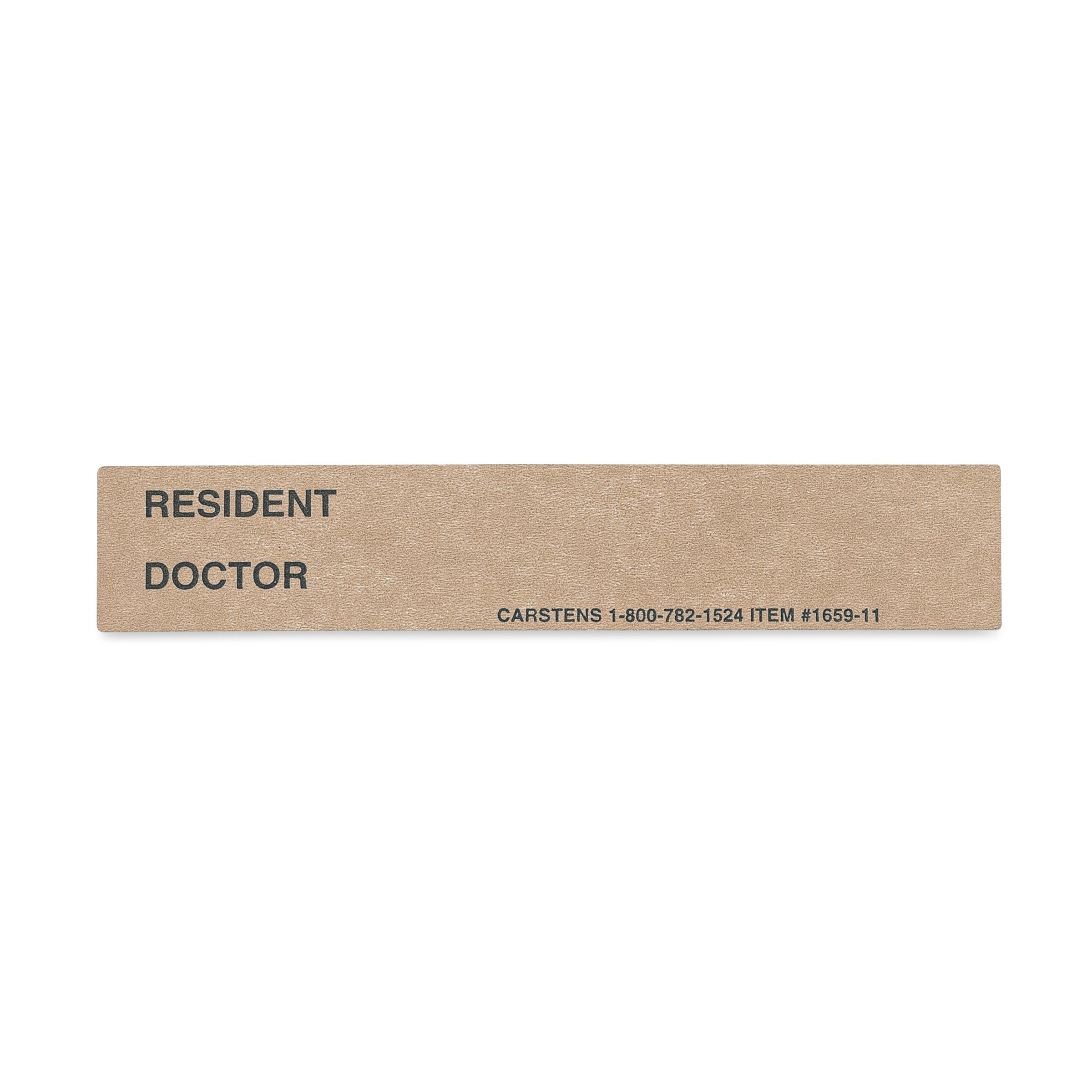 Resident / Doctor Preprinted ID Cards for 1.5 – 4” Ring Binder Spines - Pack of 100