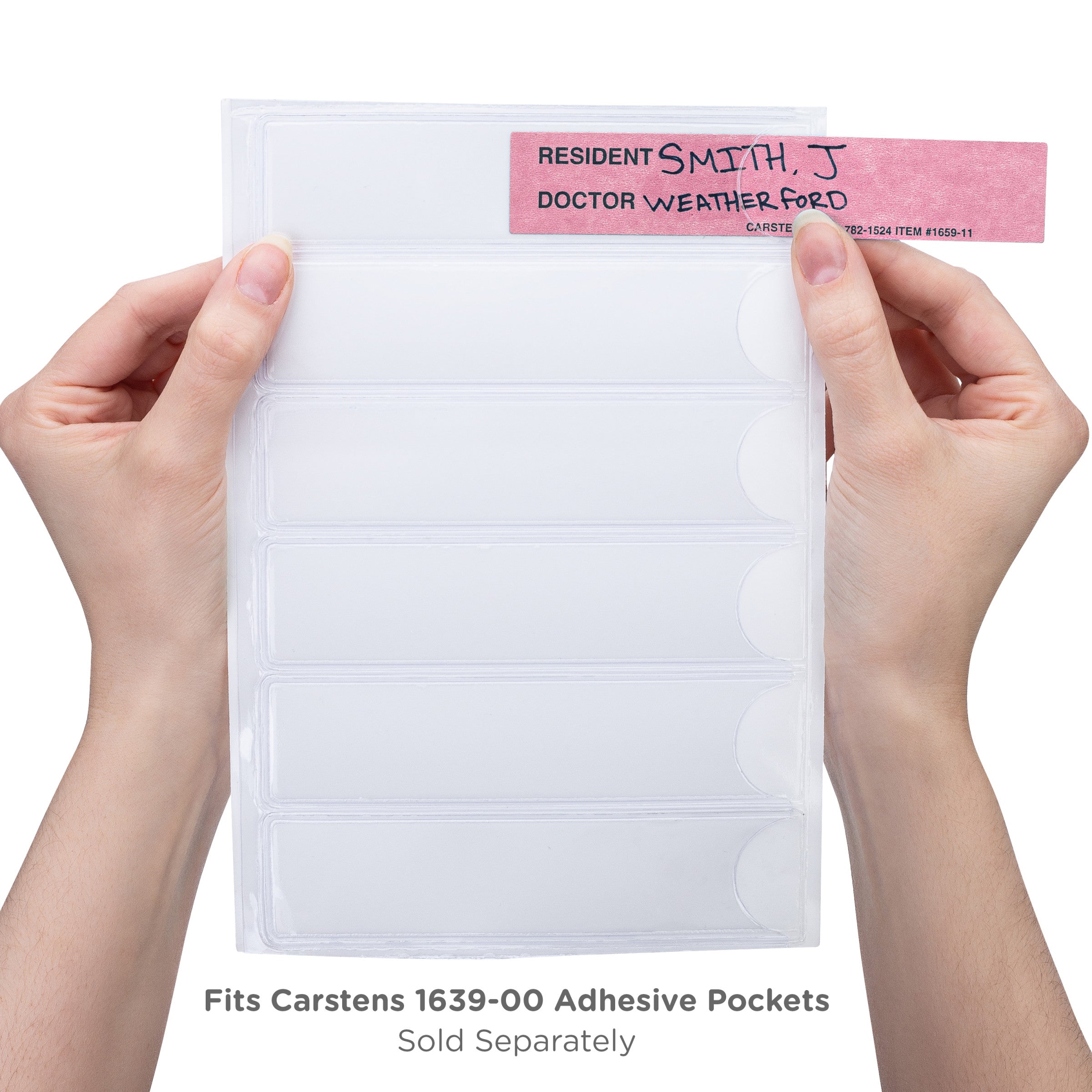 Resident / Doctor Preprinted ID Cards for 1.5 – 4” Ring Binder Spines - Pack of 100