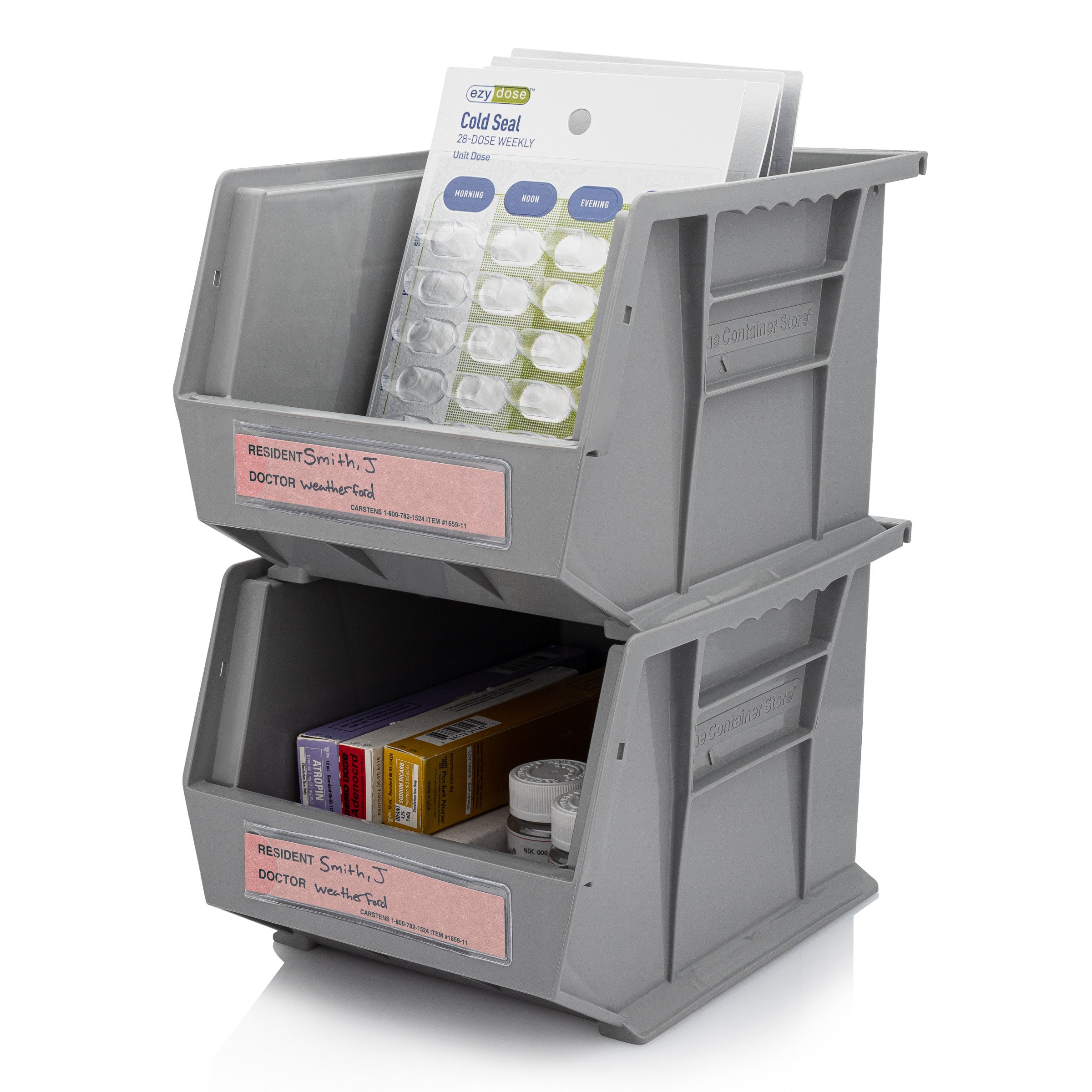 Resident / Doctor Preprinted ID Cards for 1.5 – 4” Ring Binder Spines - Pack of 100