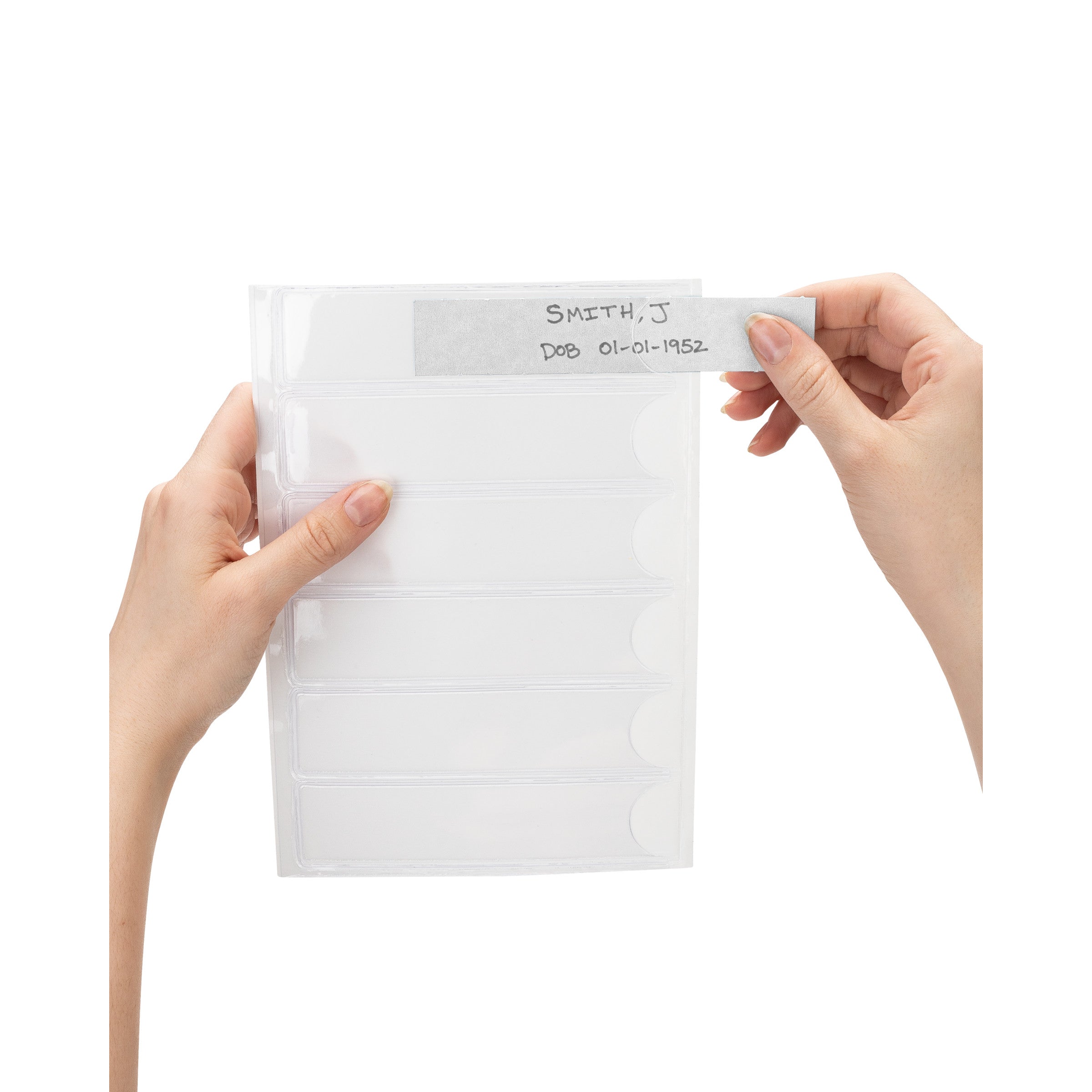 Blank ID Cards for 1.5-4" Ring Binder Spines – Roll of 200