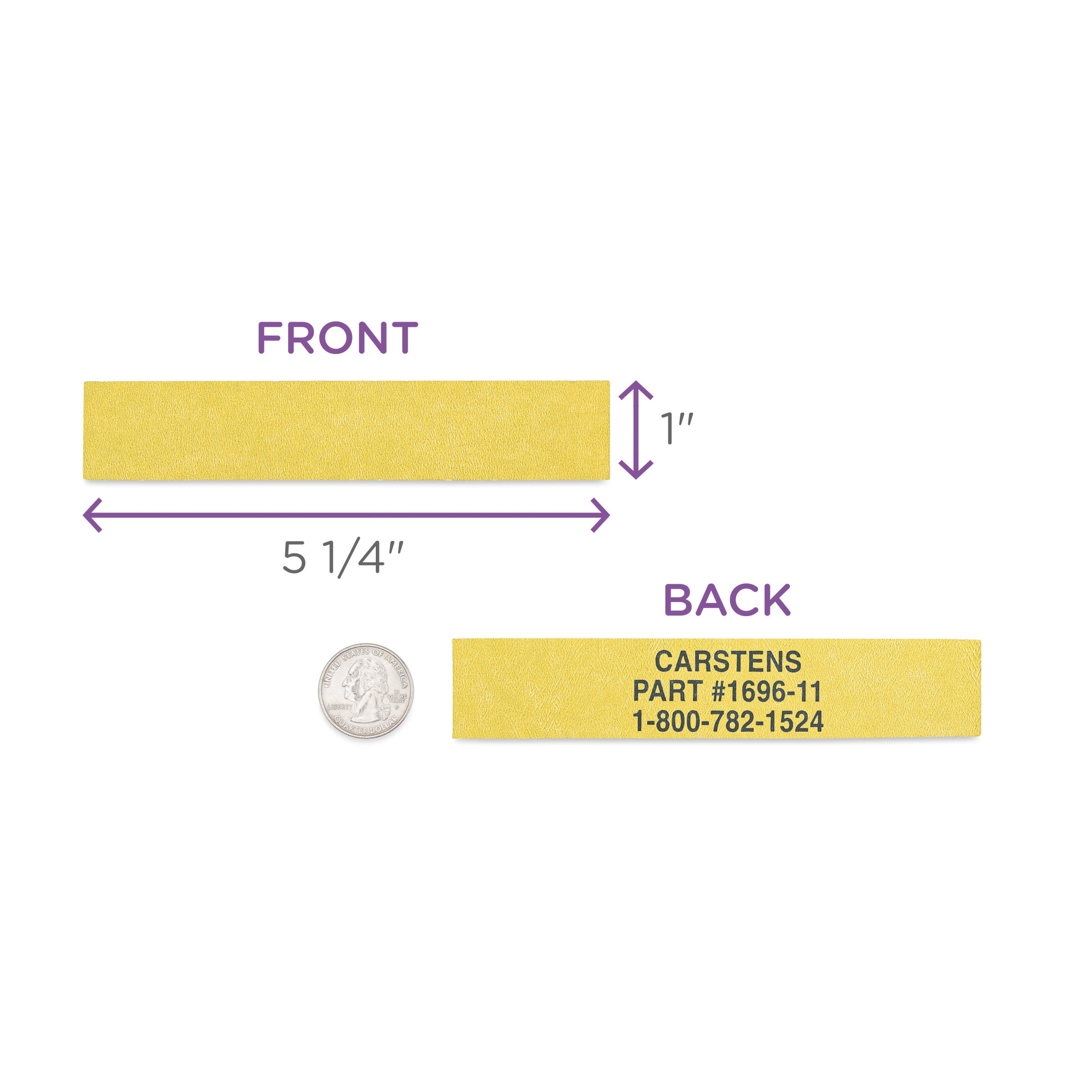 Blank ID Cards for 1.5-4" Ring Binder Spines – Roll of 200