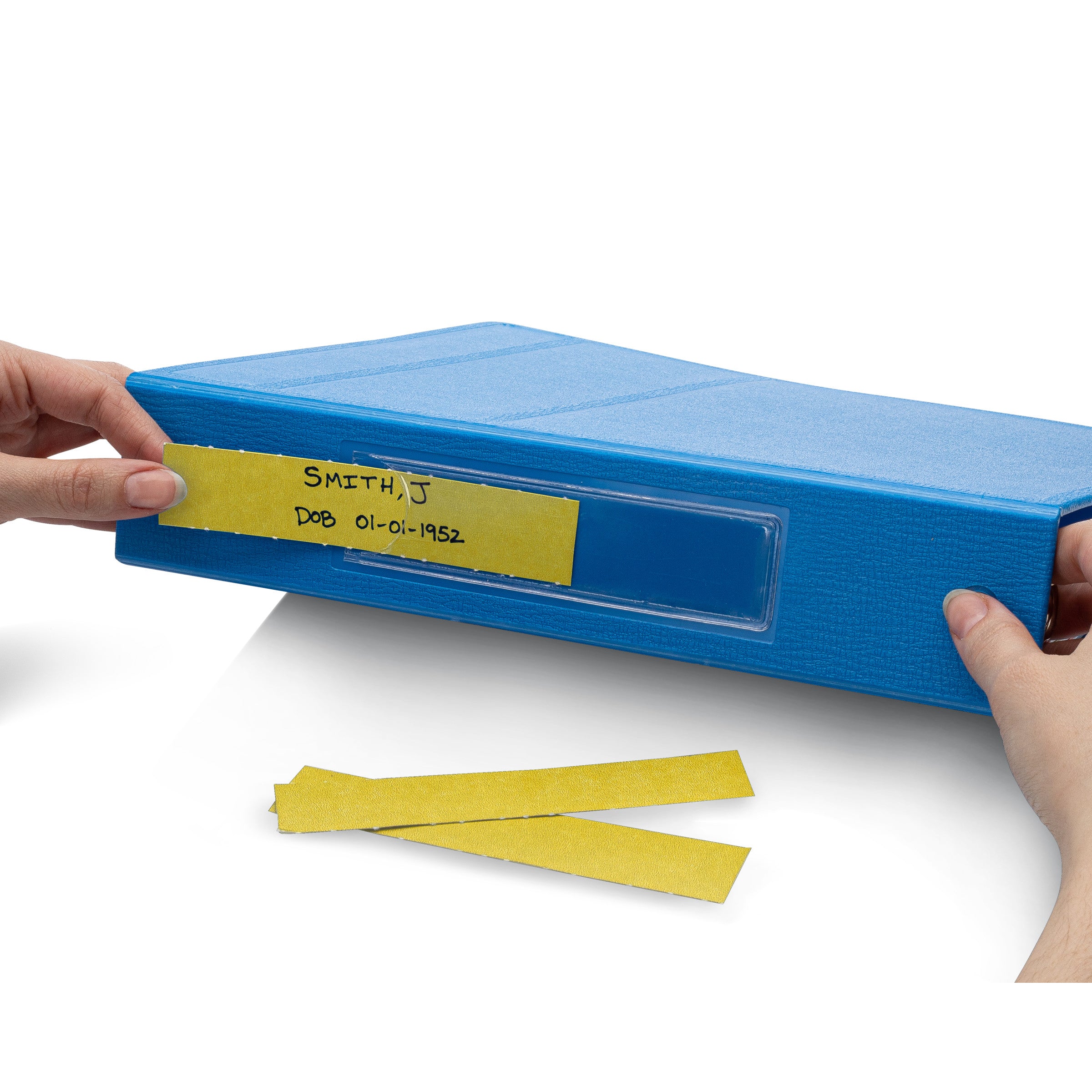 Blank ID Cards for 1.5-4" Ring Binder Spines – Roll of 200