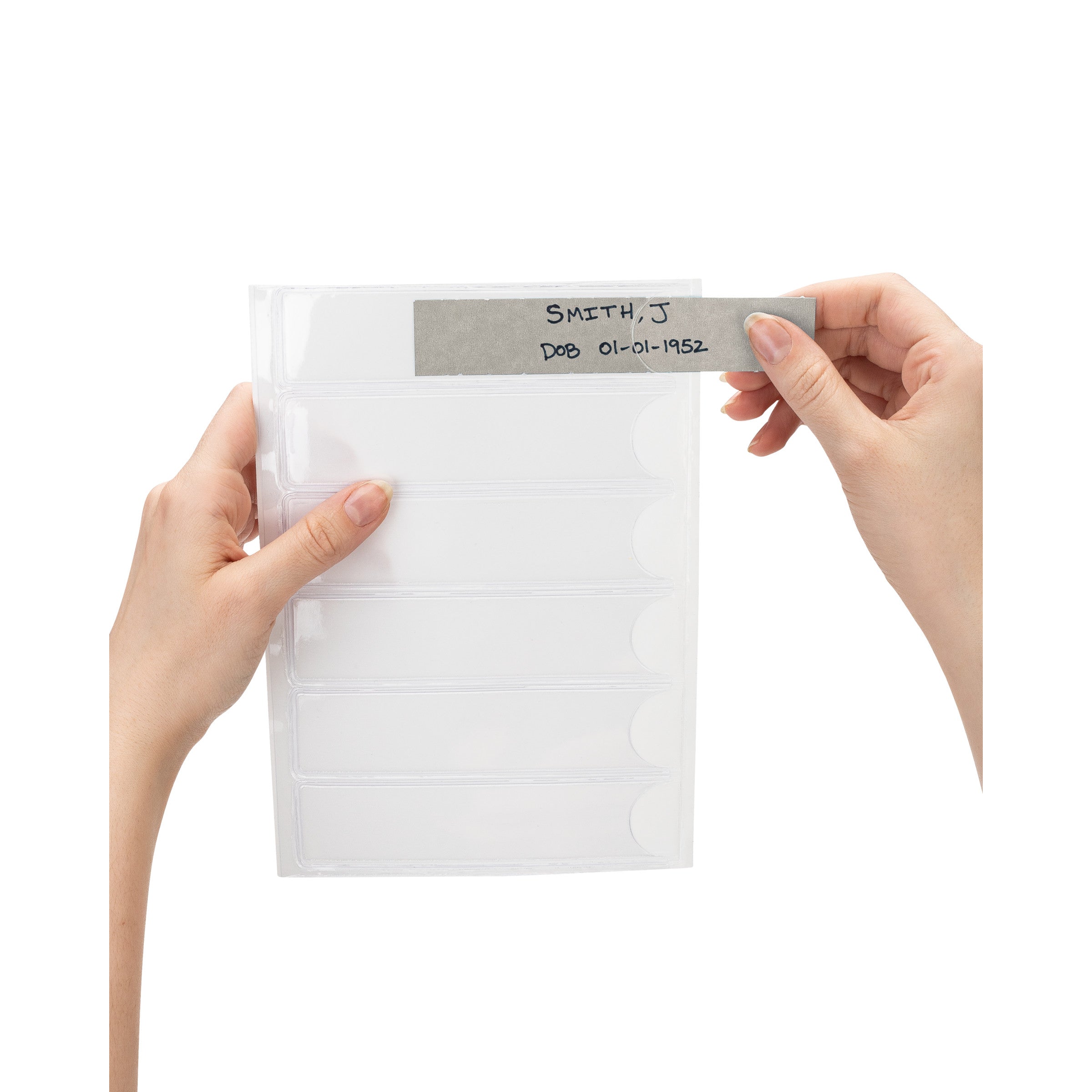 Blank ID Cards for 1.5-4" Ring Binder Spines – Roll of 200