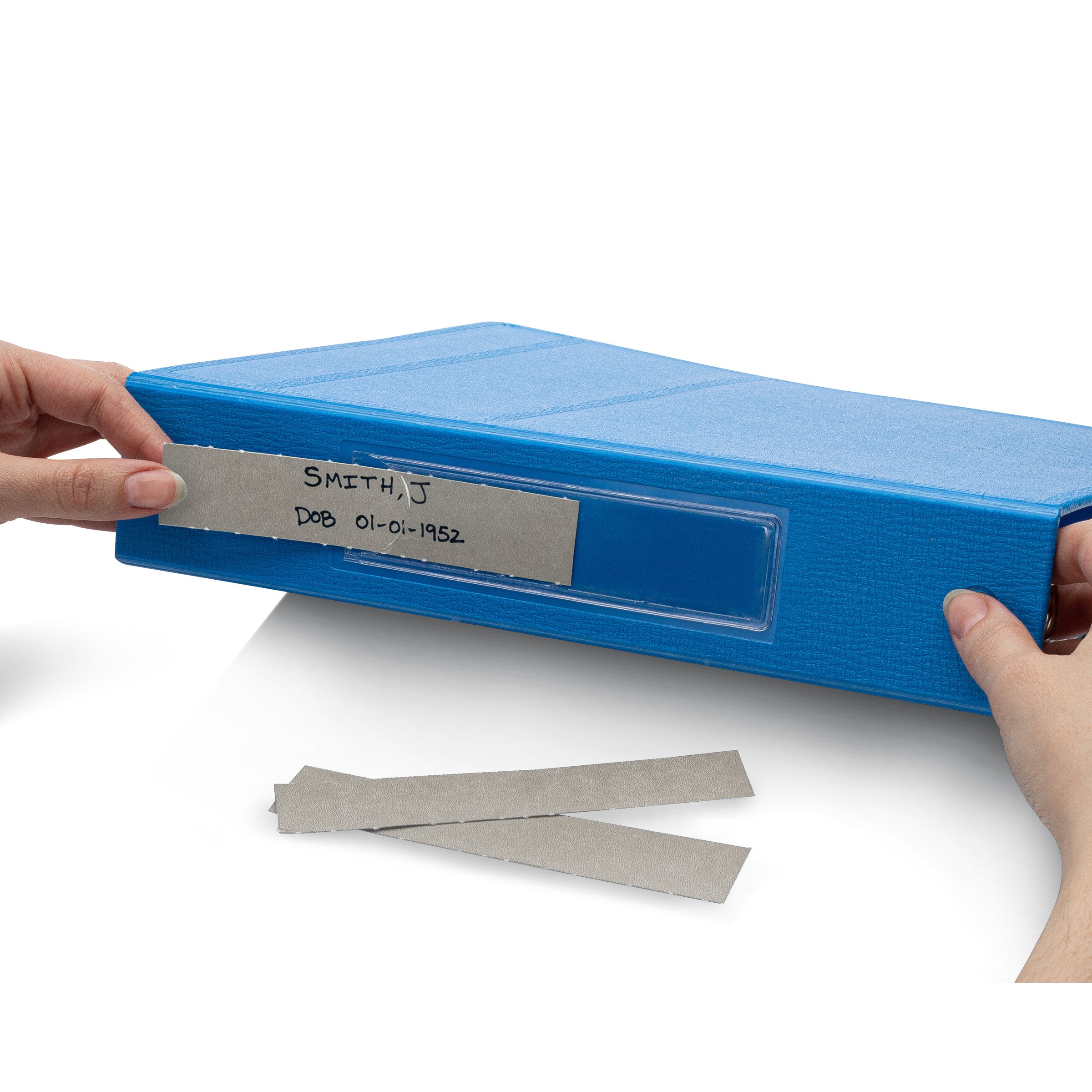 Blank ID Cards for 1.5-4" Ring Binder Spines – Roll of 200