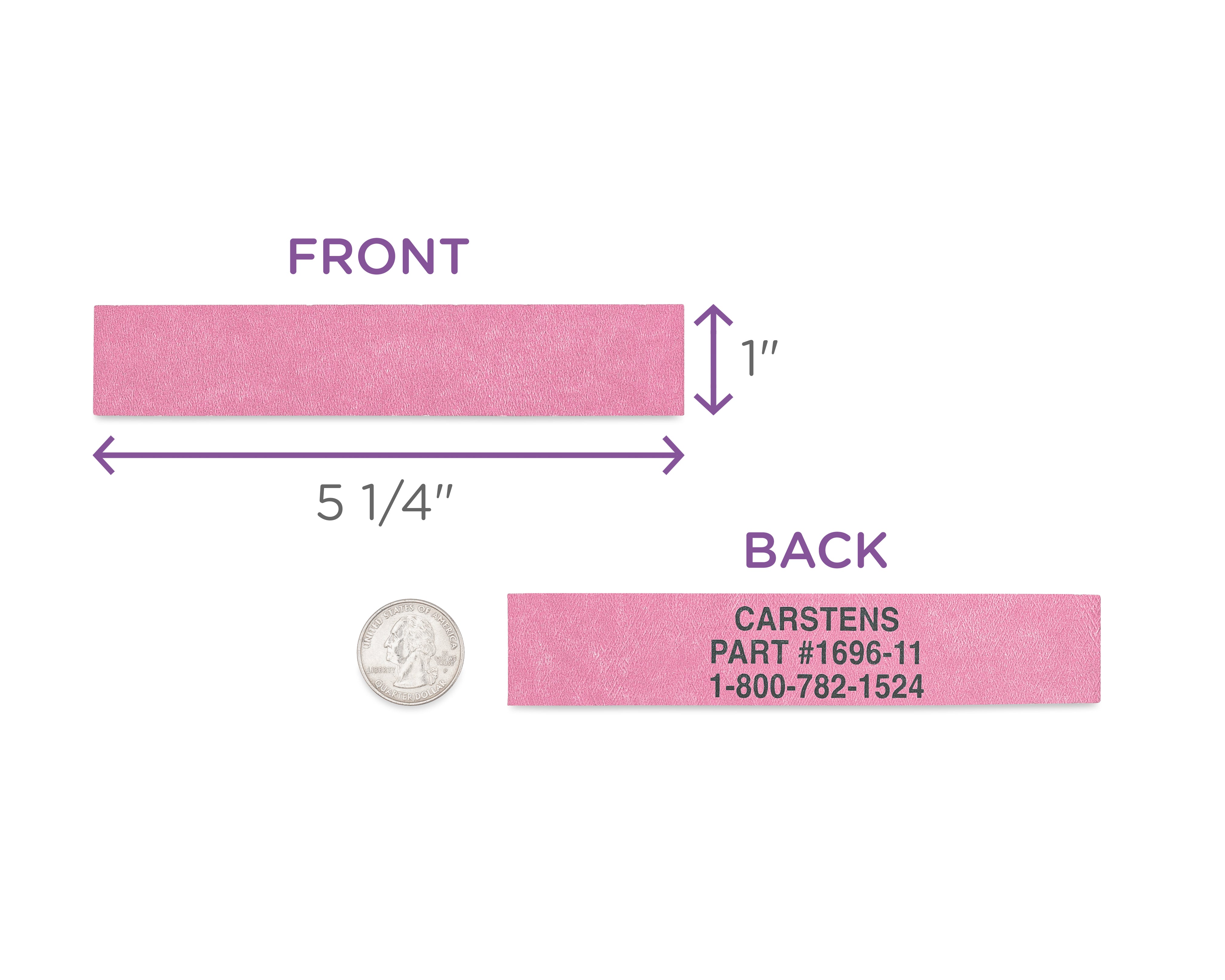 Blank ID Cards for 1.5-4" Ring Binder Spines – Roll of 200