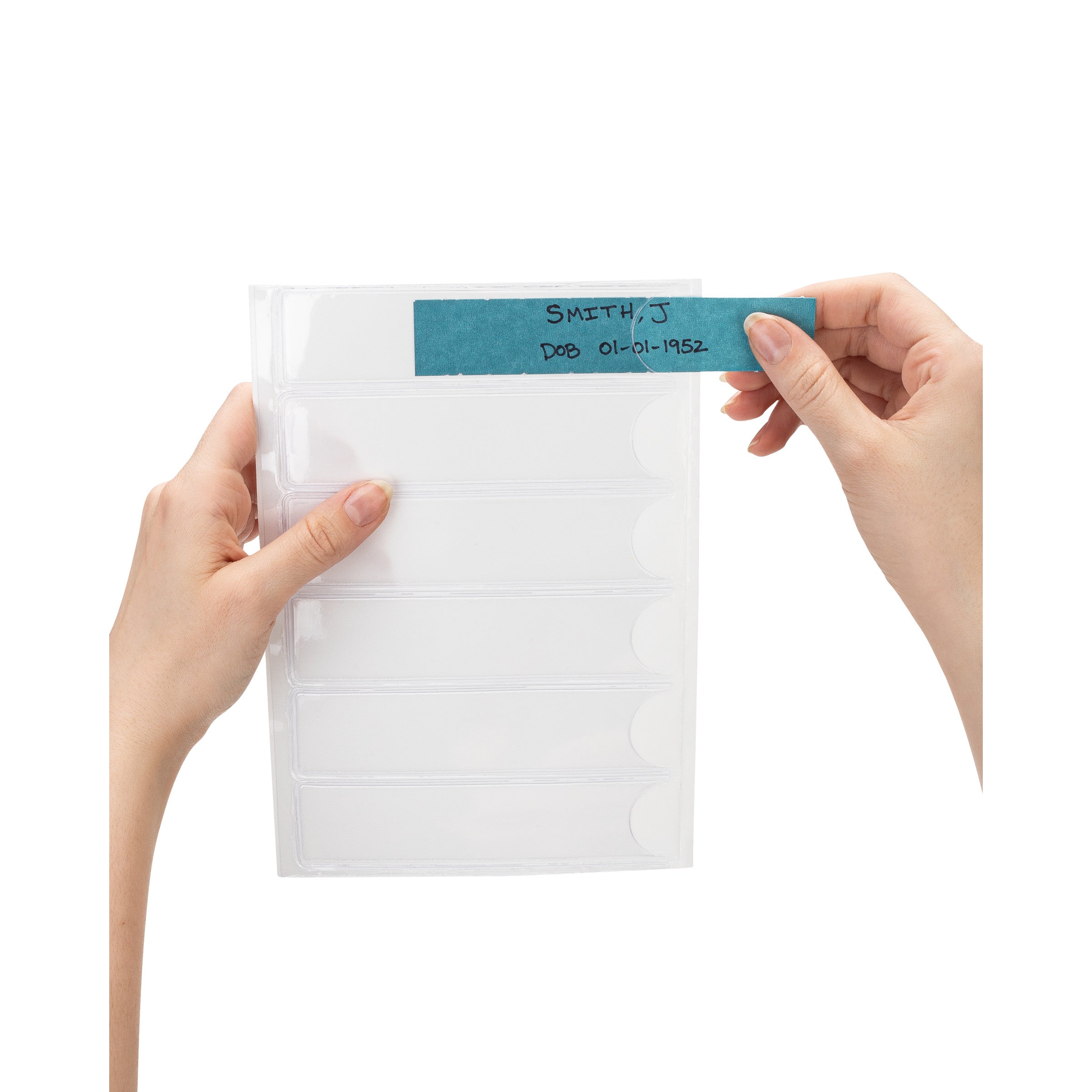 Blank ID Cards for 1.5-4" Ring Binder Spines – Roll of 200