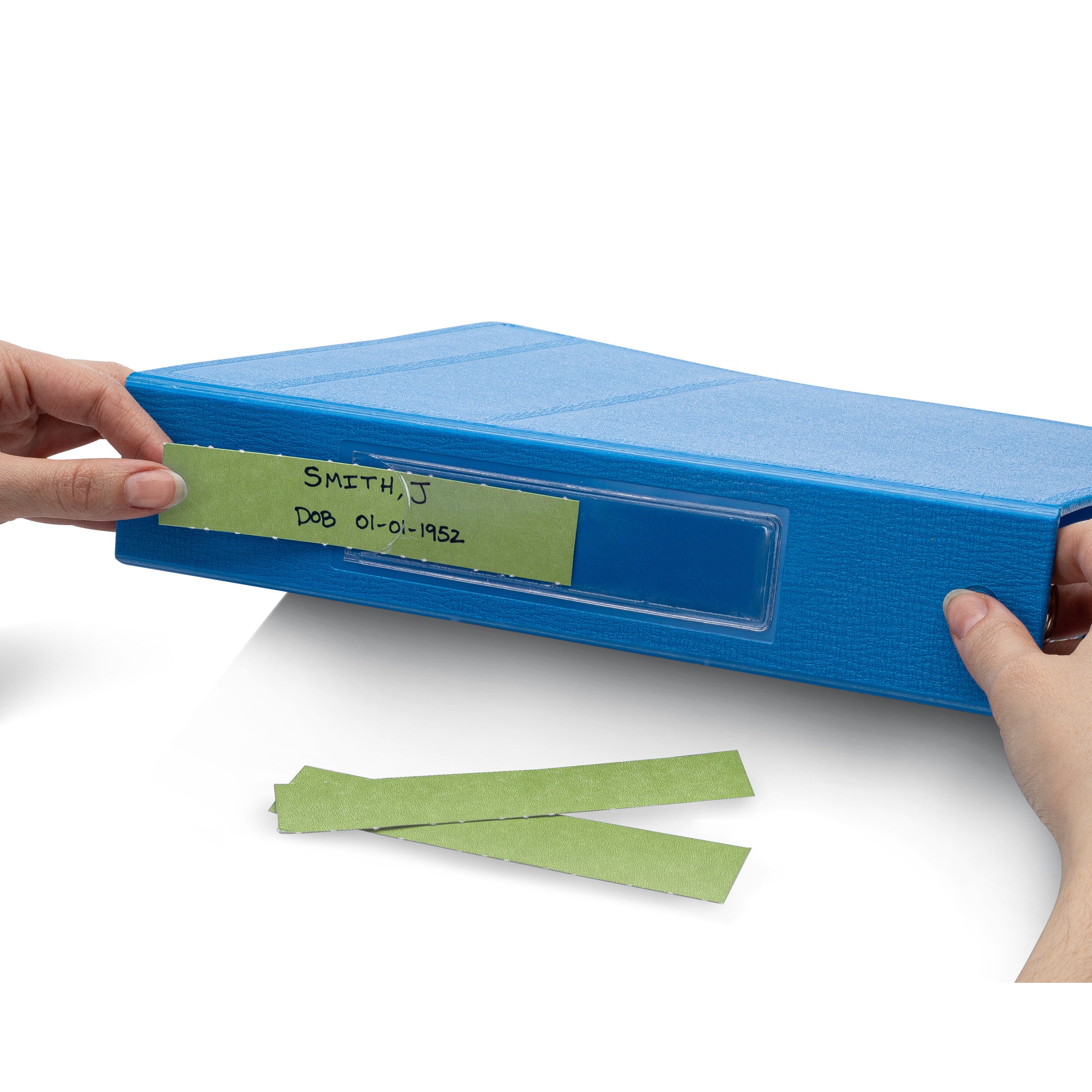 Blank ID Cards for 1.5-4" Ring Binder Spines – Roll of 200