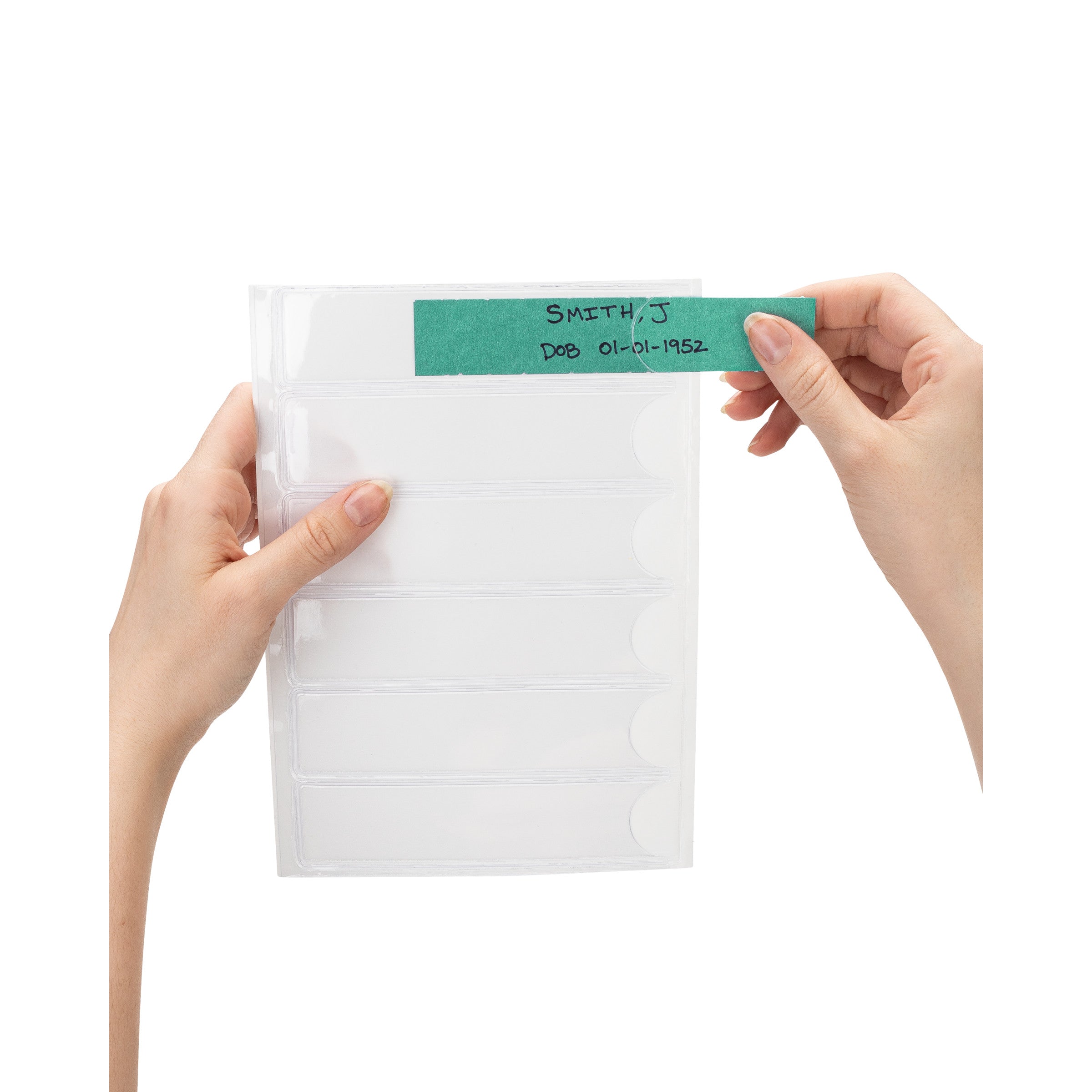 Blank ID Cards for 1.5-4" Ring Binder Spines – Roll of 200