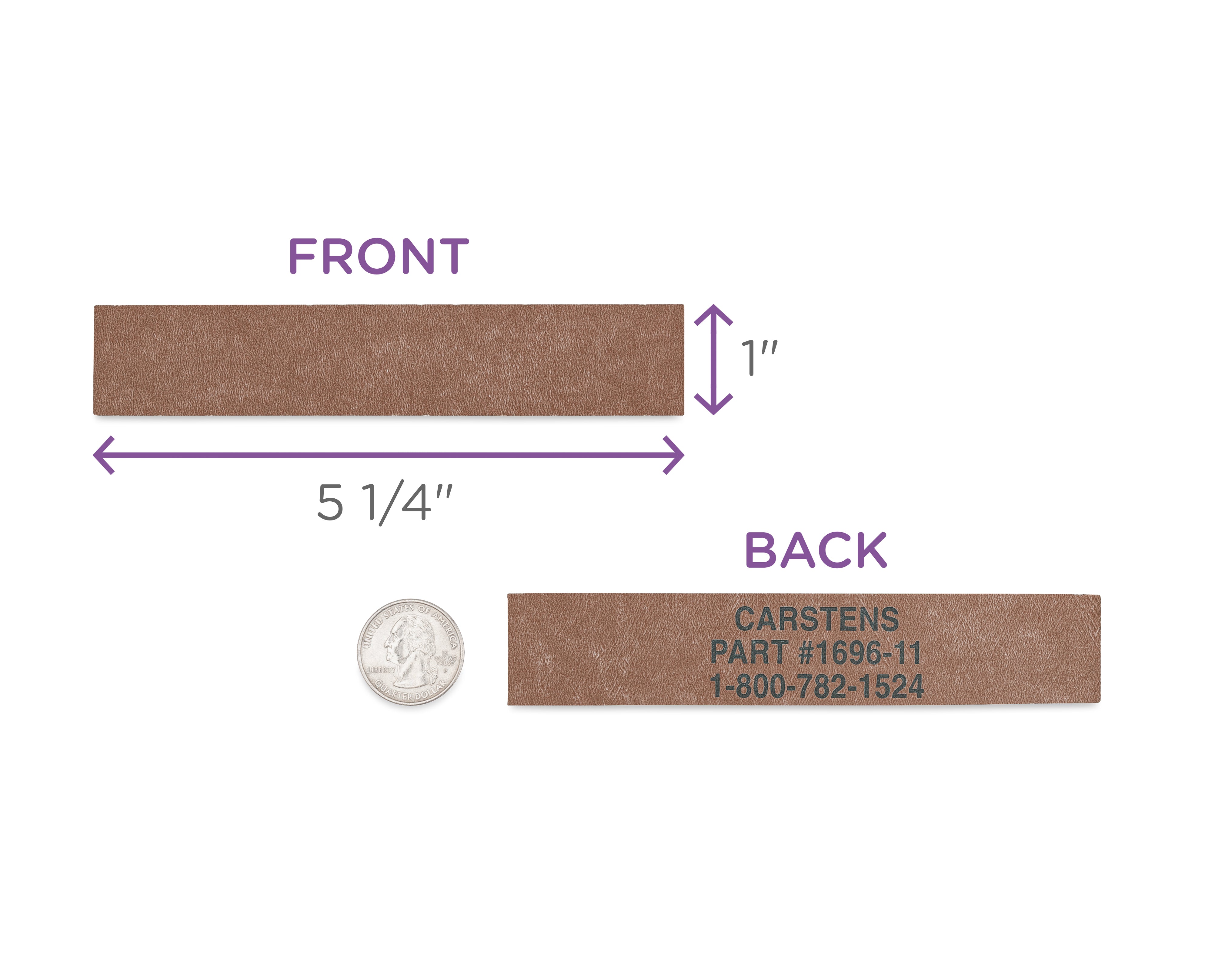 Blank ID Cards for 1.5-4" Ring Binder Spines – Roll of 200