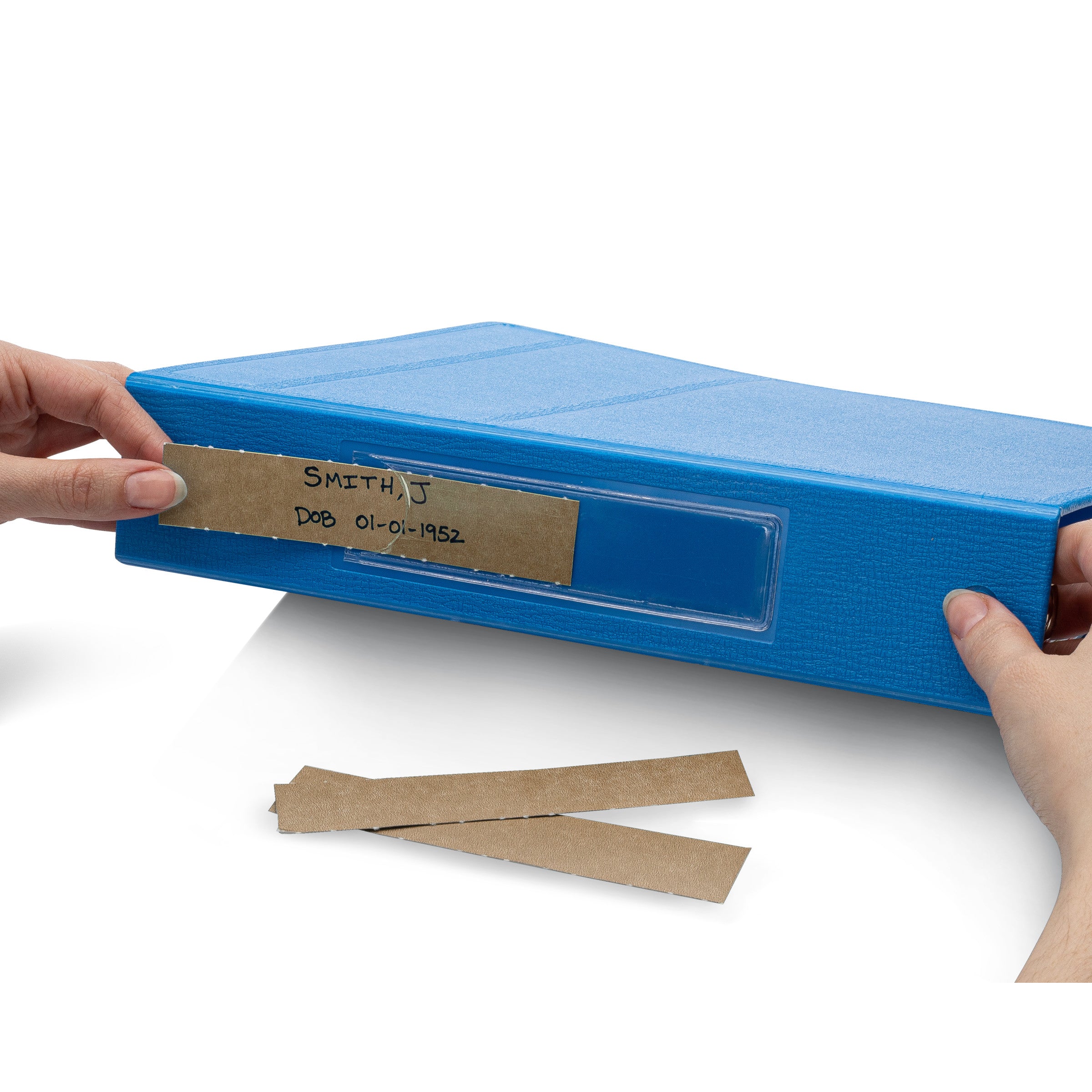 Blank ID Cards for 1.5-4" Ring Binder Spines – Roll of 200