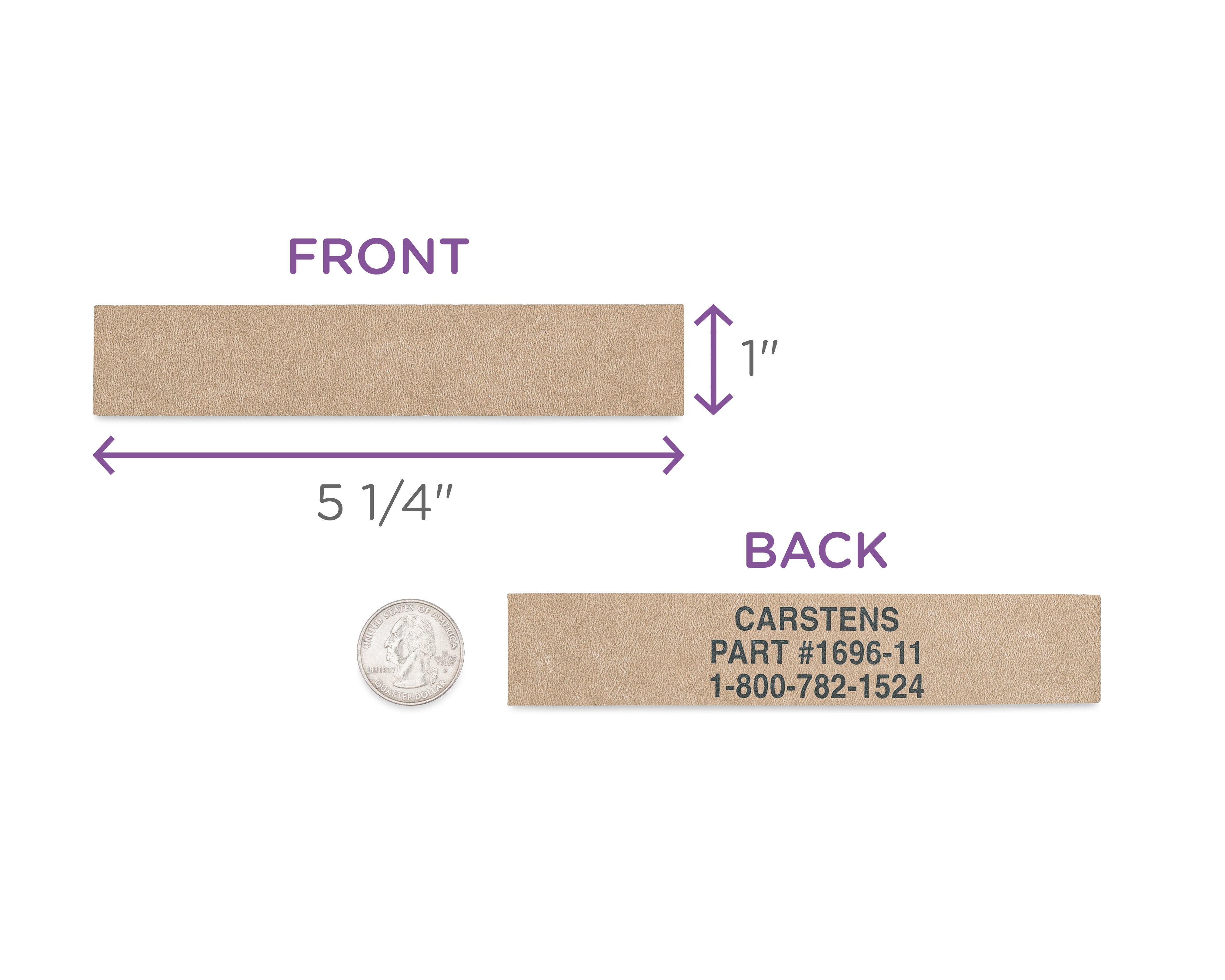 Blank ID Cards for 1.5-4" Ring Binder Spines – Roll of 200