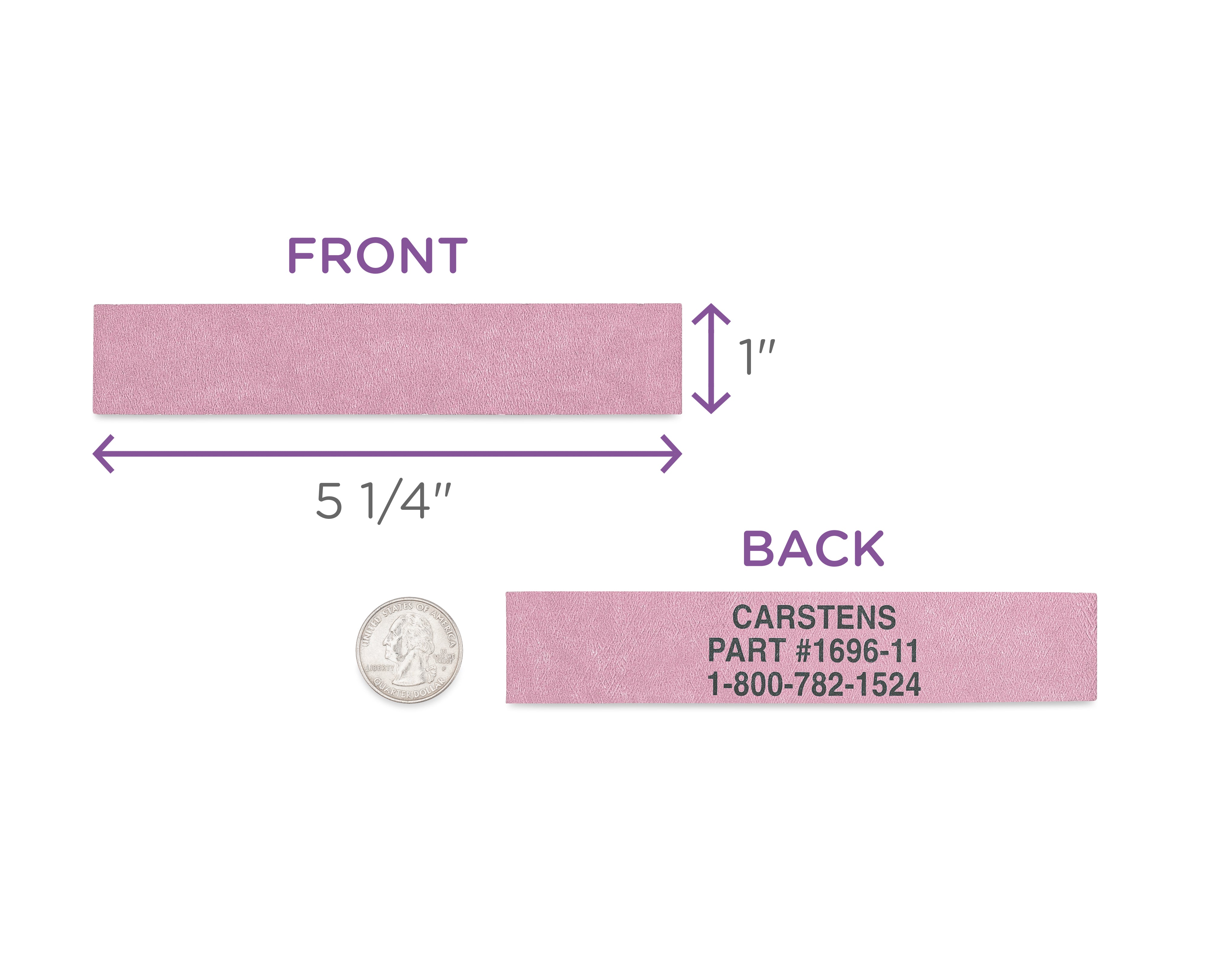 Blank ID Cards for 1.5-4" Ring Binder Spines – Roll of 200