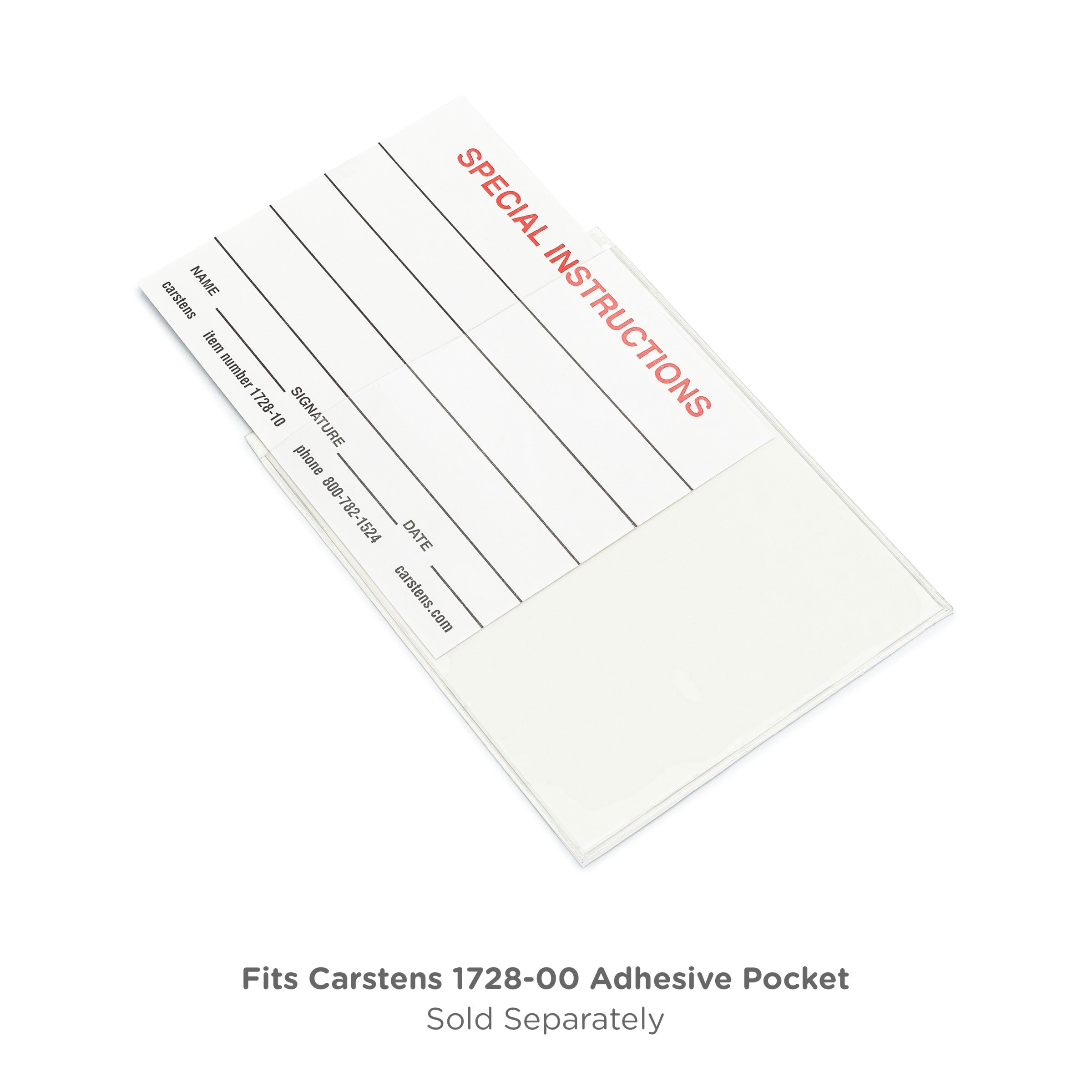 Special Instructions Card for Condition Alert Sheets, (100 pack)