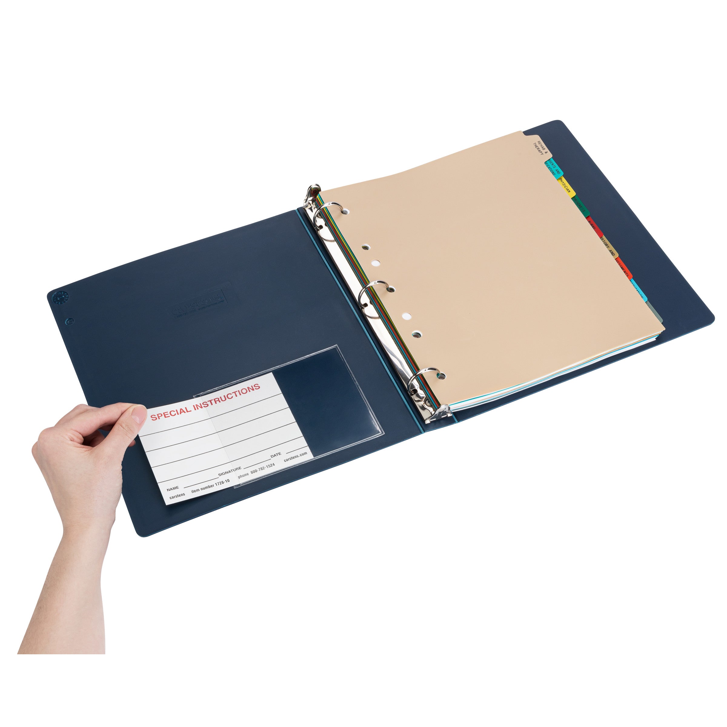 Special Instructions Card for Condition Alert Sheets, (100 pack)