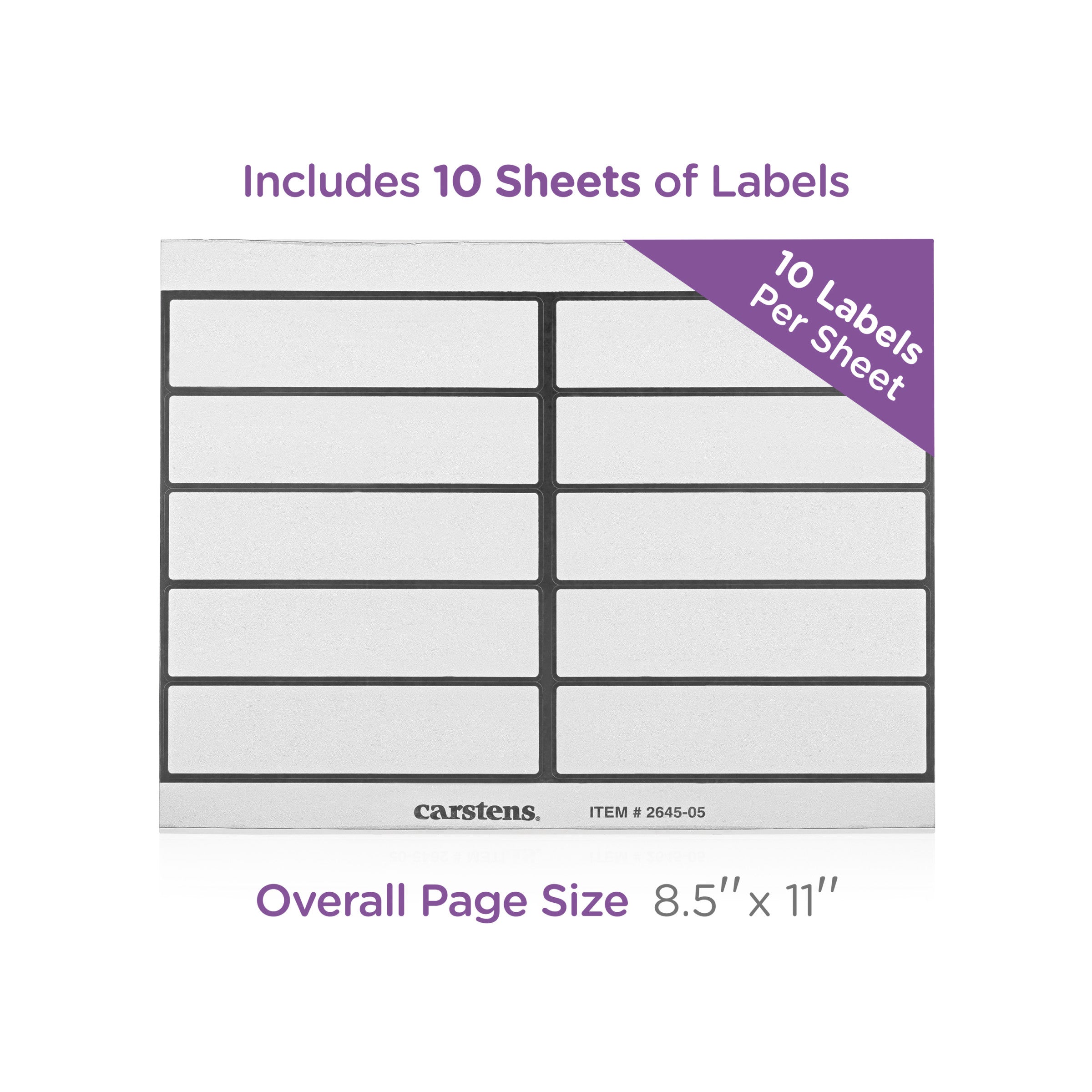 Blank Label Sheets