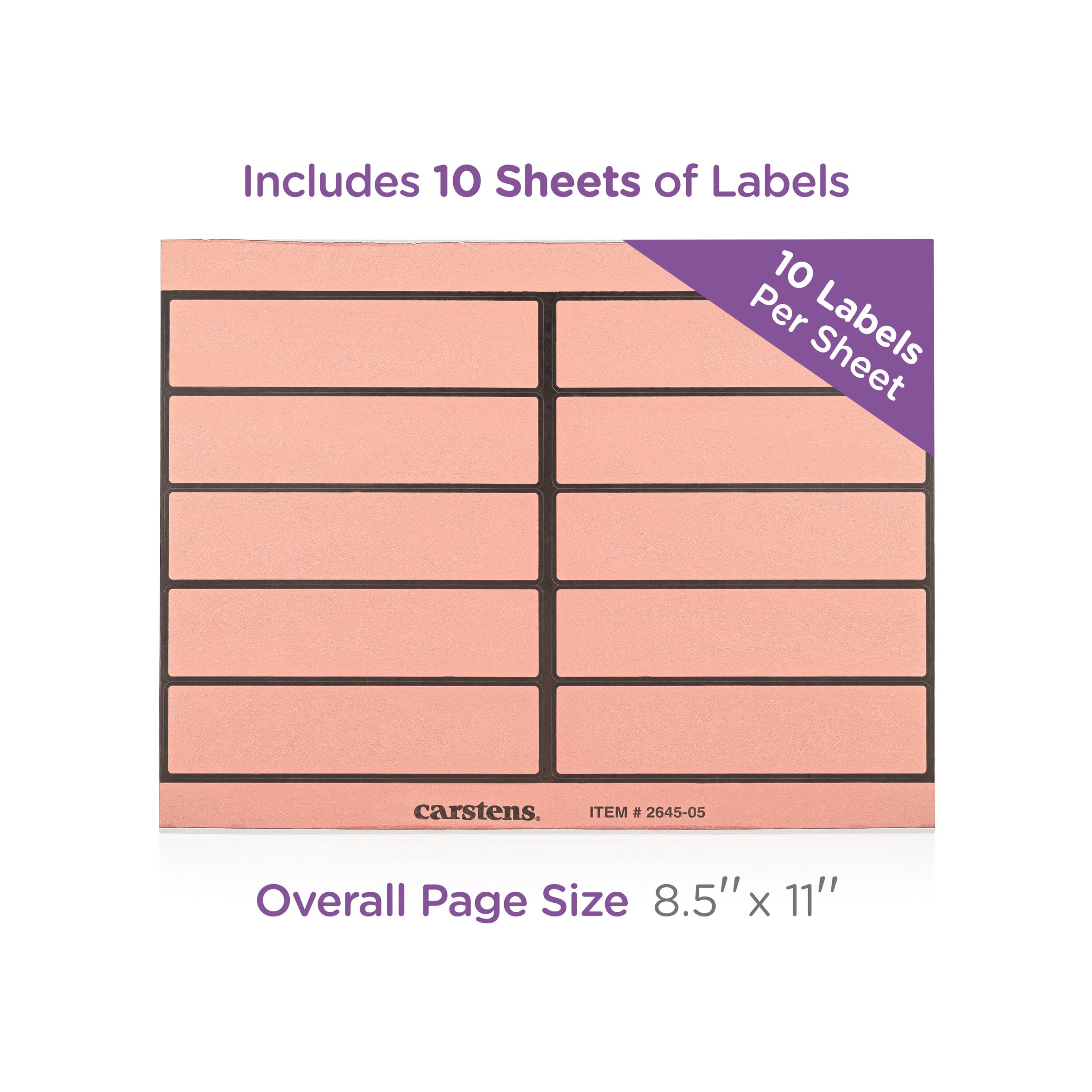 Blank Label Sheets