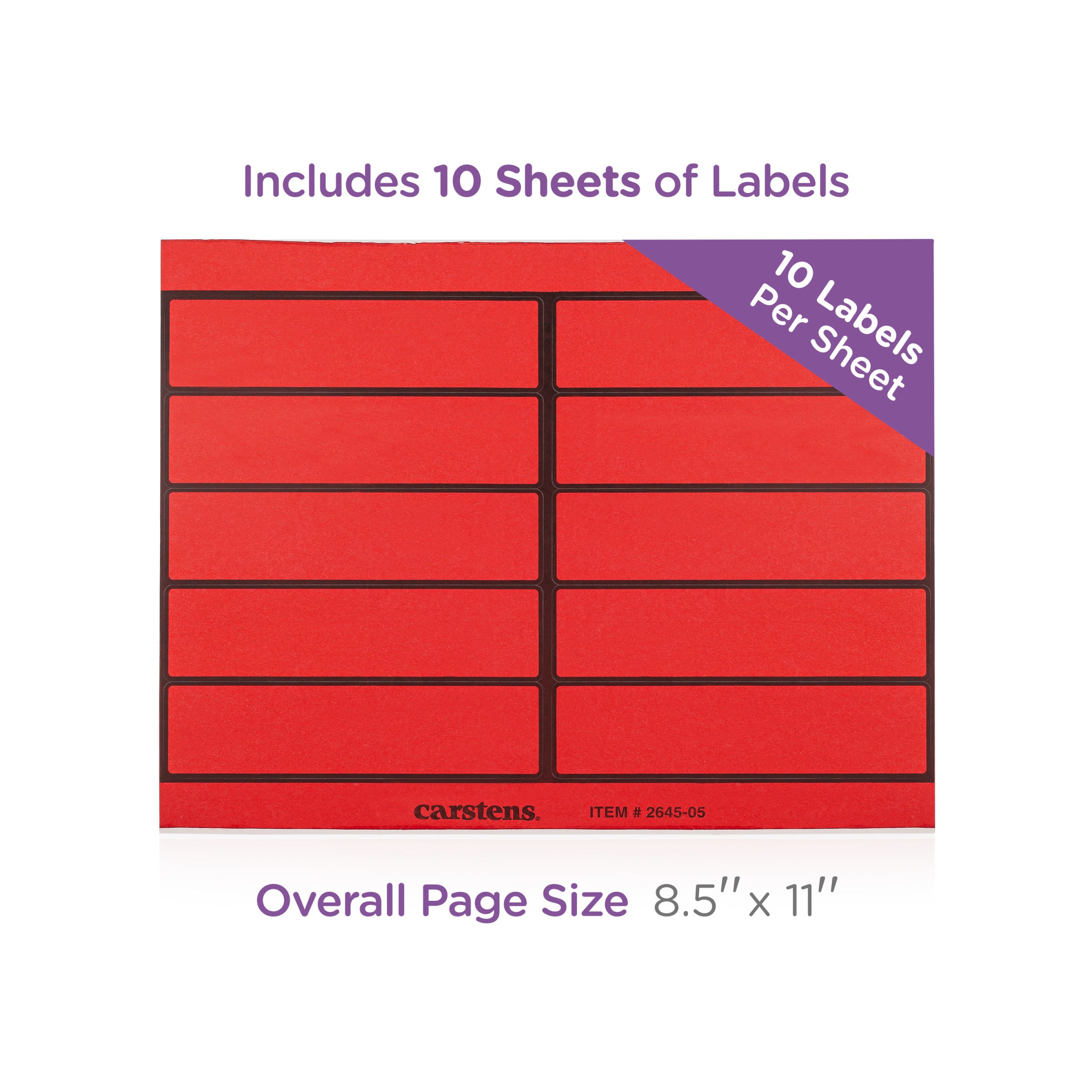 Blank Label Sheets