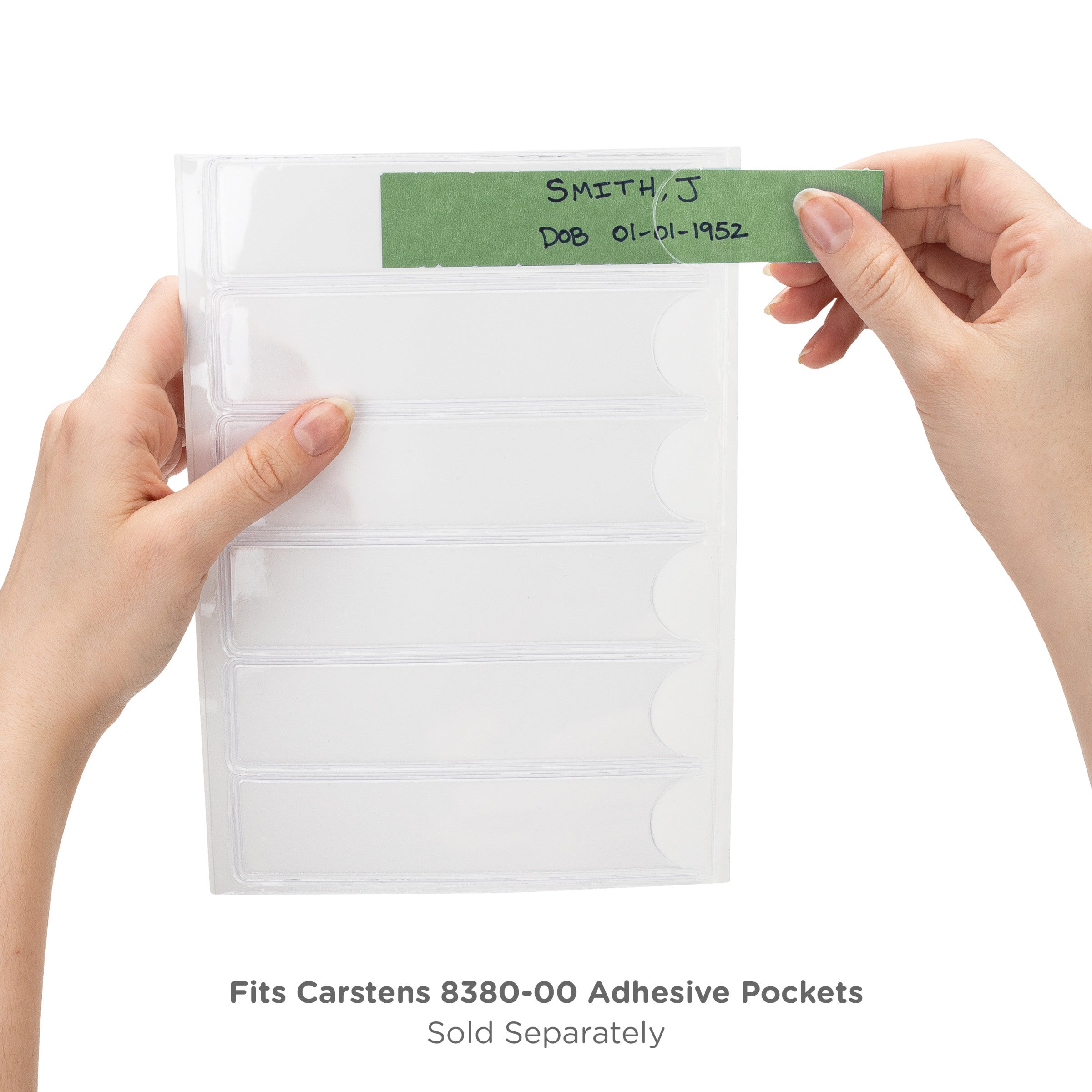 Blank ID Cards for 1" Ring Binder Spines – Pack of 100