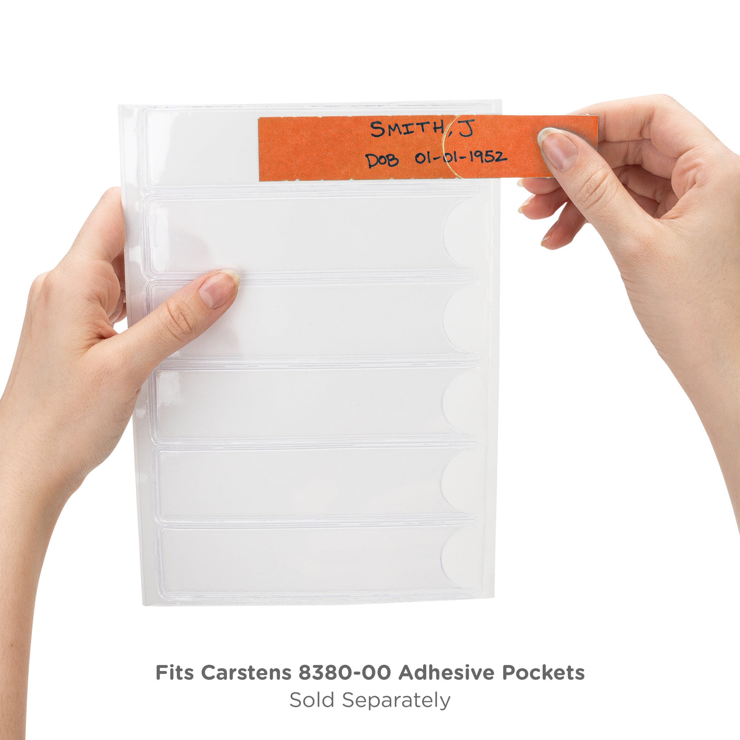 Blank ID Cards for 1" Ring Binder Spines – Pack of 100