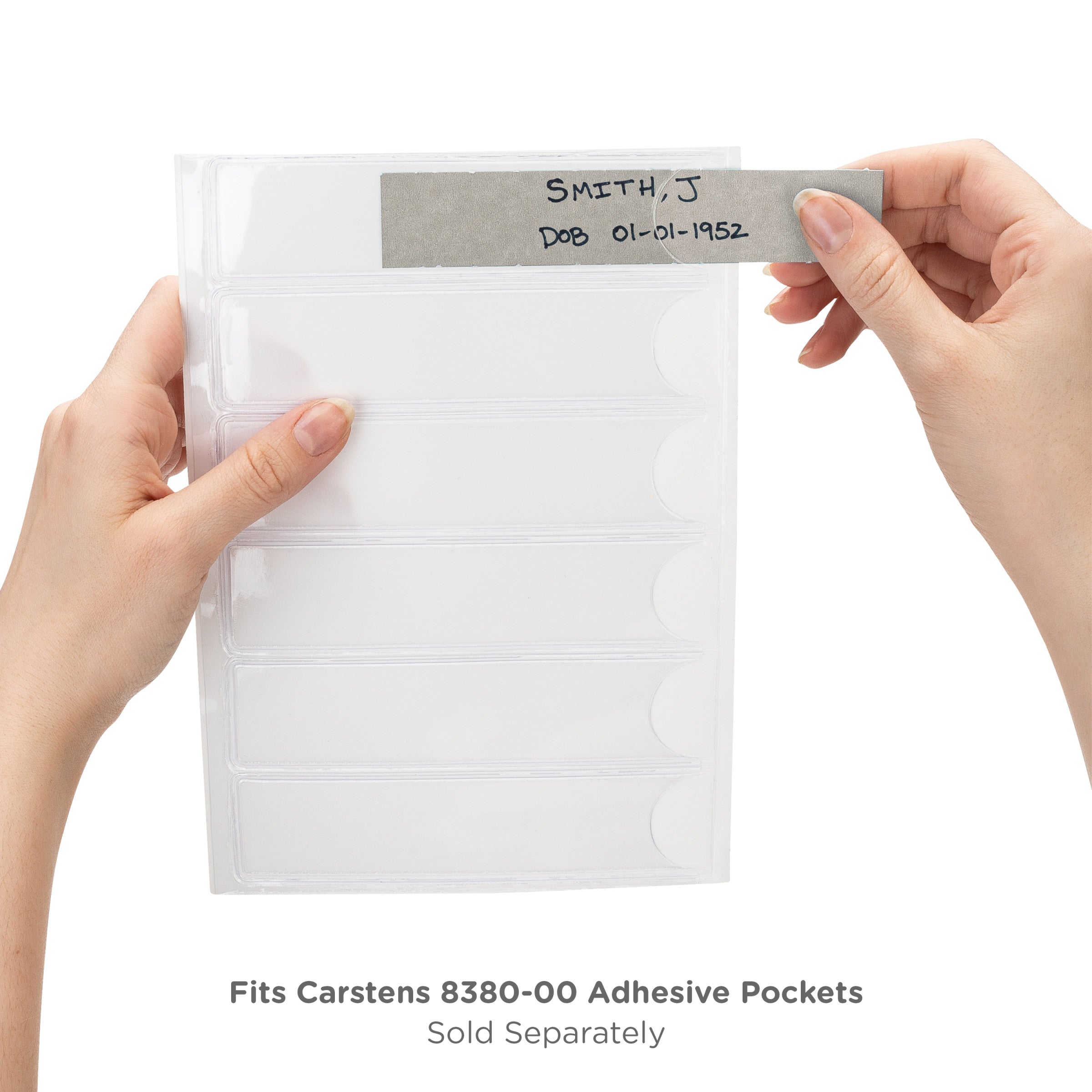 Blank ID Cards for 1" Ring Binder Spines – Pack of 100