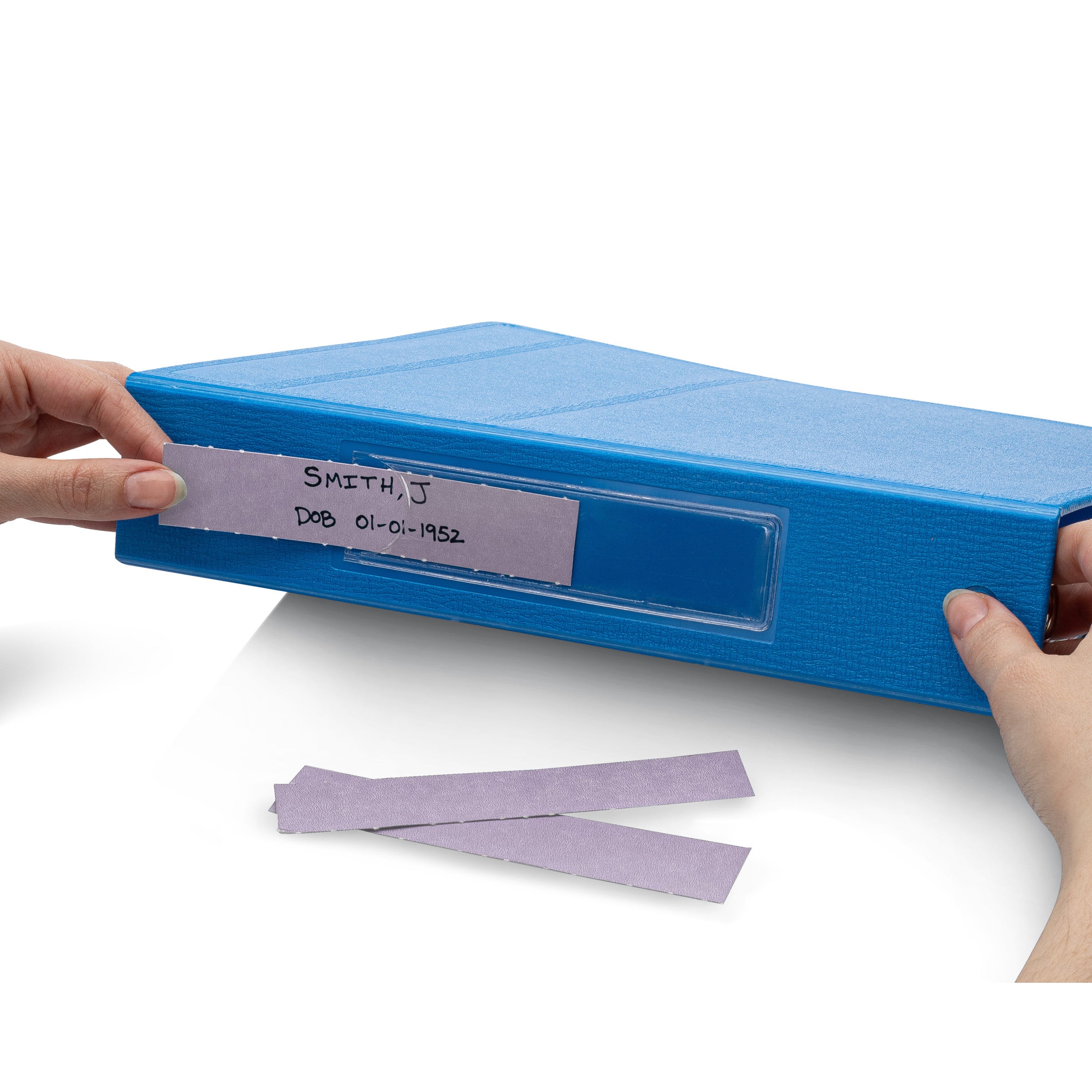 Blank ID Cards for 1" Ring Binder Spines – Pack of 100