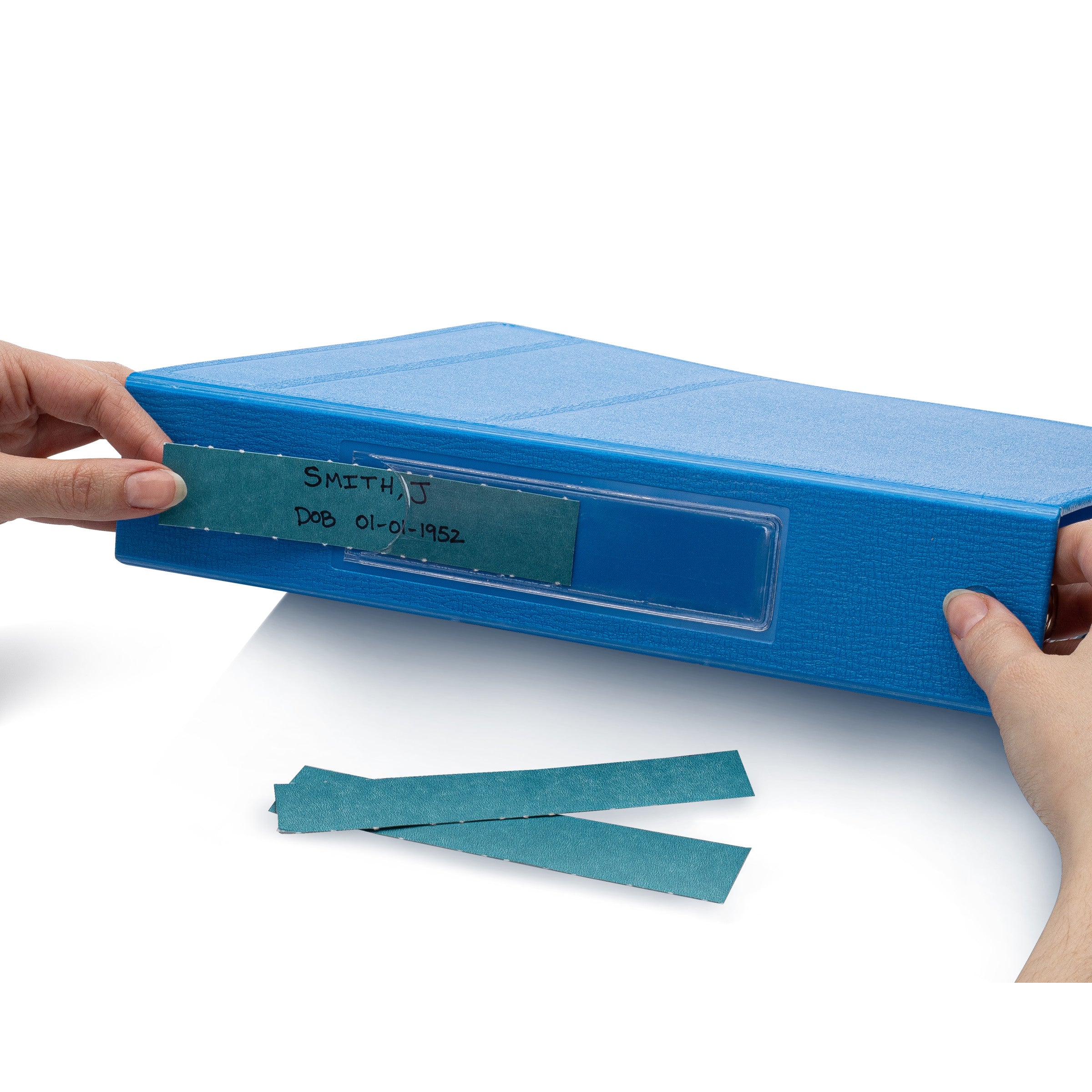 Blank ID Cards for 1" Ring Binder Spines – Pack of 100