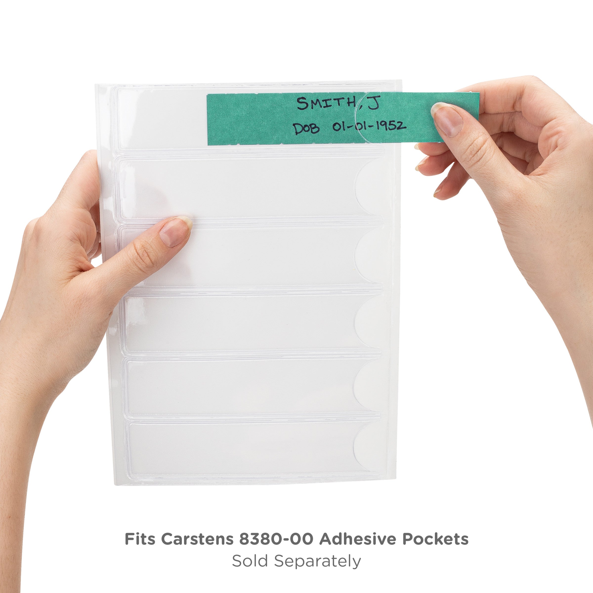 Blank ID Cards for 1" Ring Binder Spines – Pack of 100