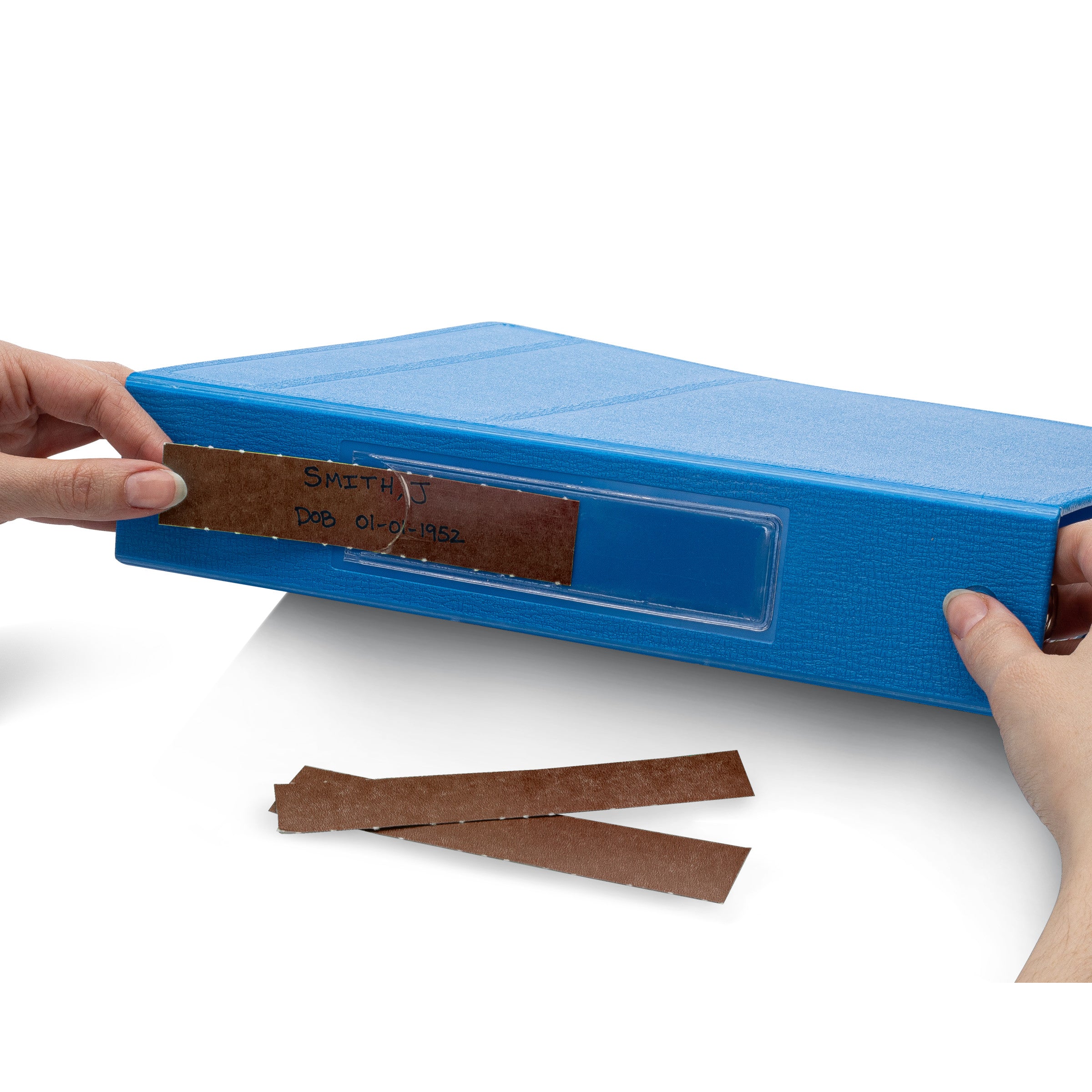 Blank ID Cards for 1" Ring Binder Spines – Pack of 100