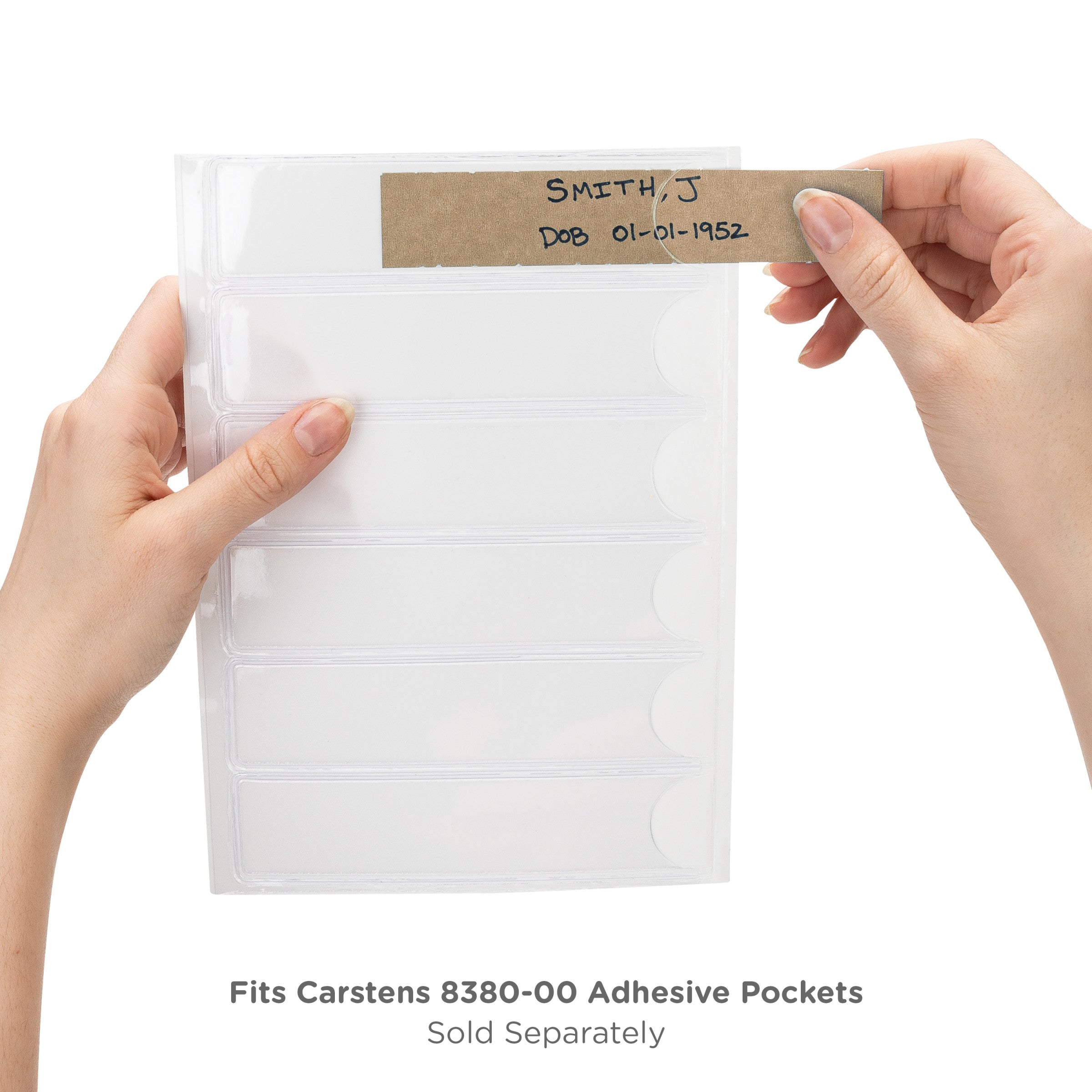 Blank ID Cards for 1" Ring Binder Spines – Pack of 100