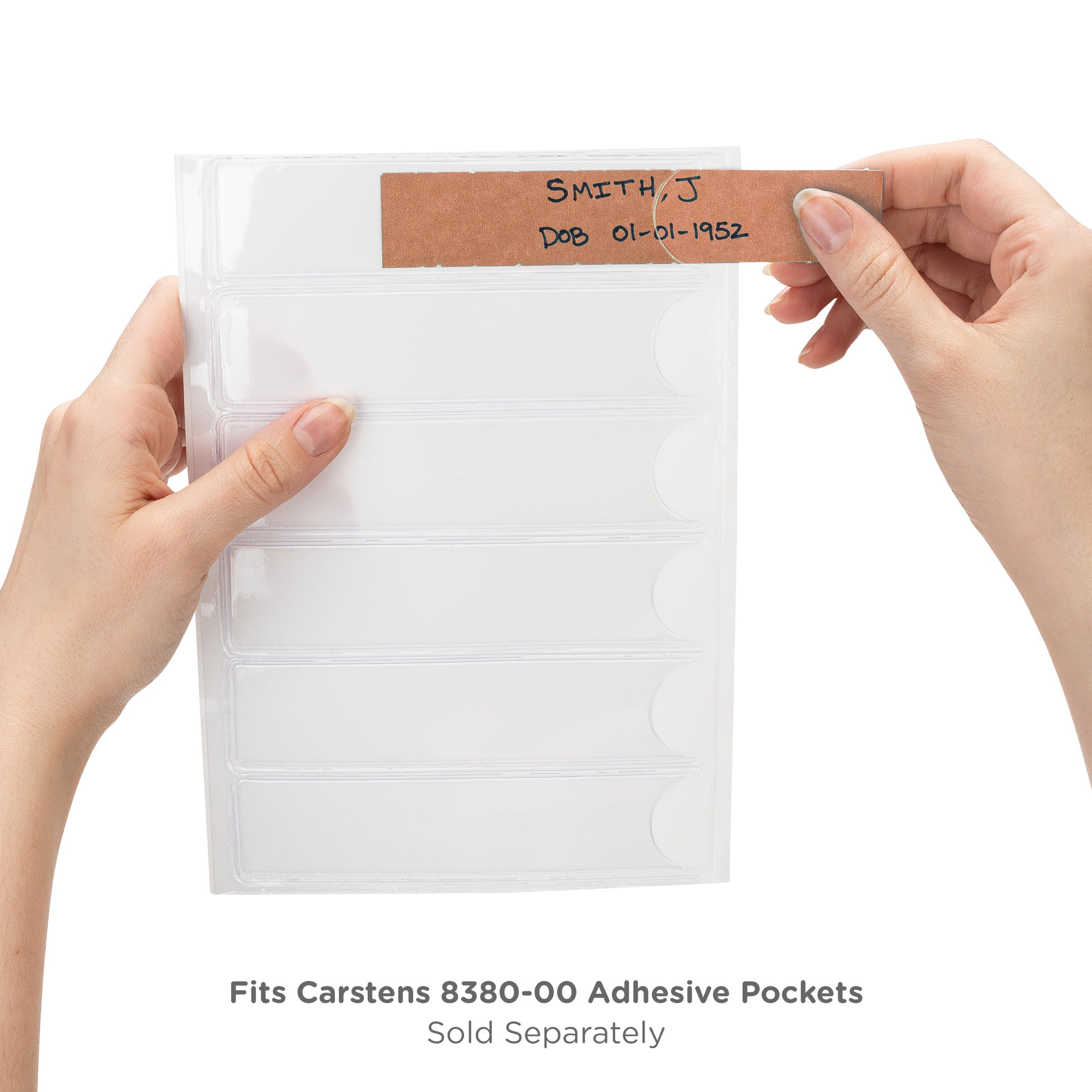 Blank ID Cards for 1" Ring Binder Spines – Pack of 100