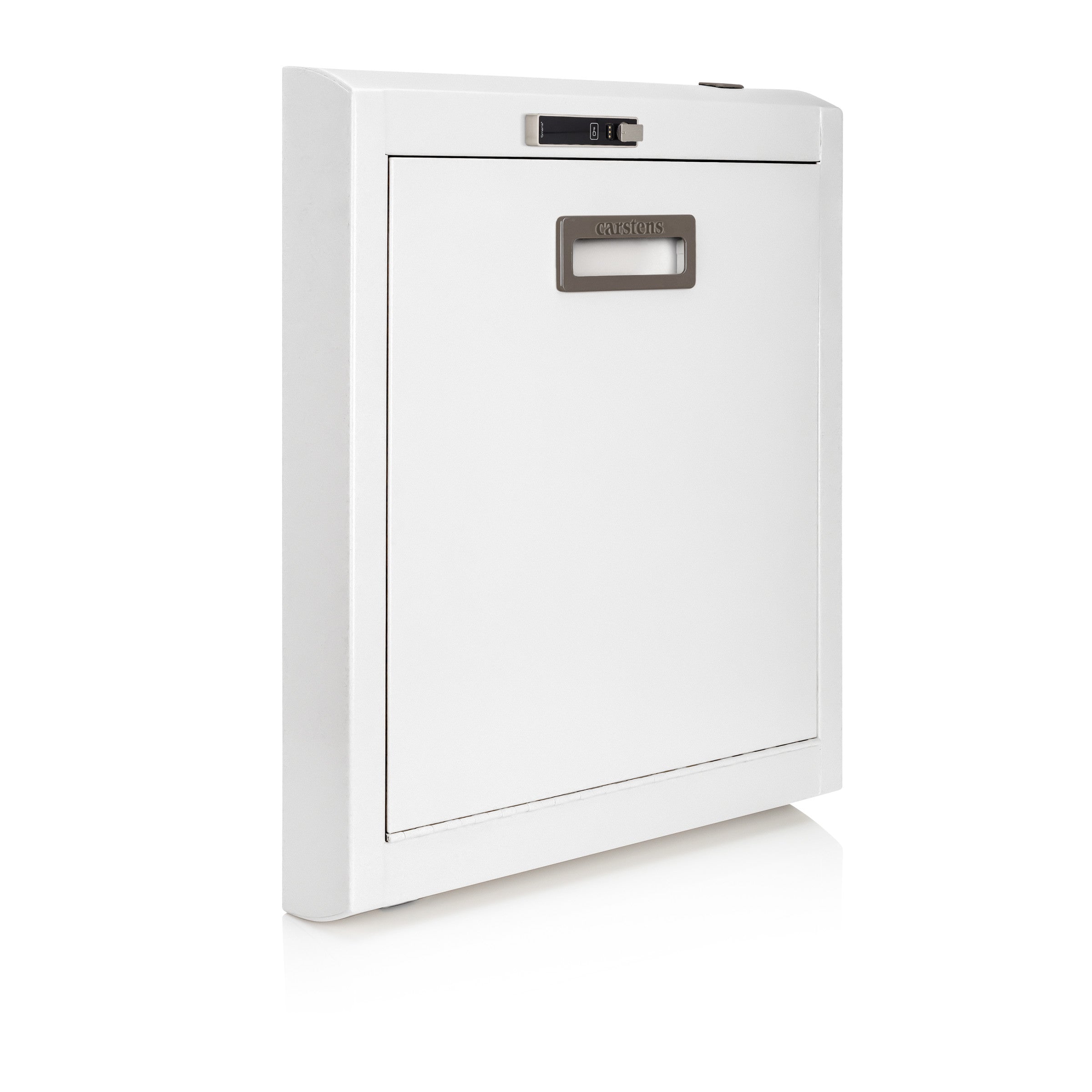 CarePod™ Narrow Wall-Mounted Workstations, 4" Depth, Powder White