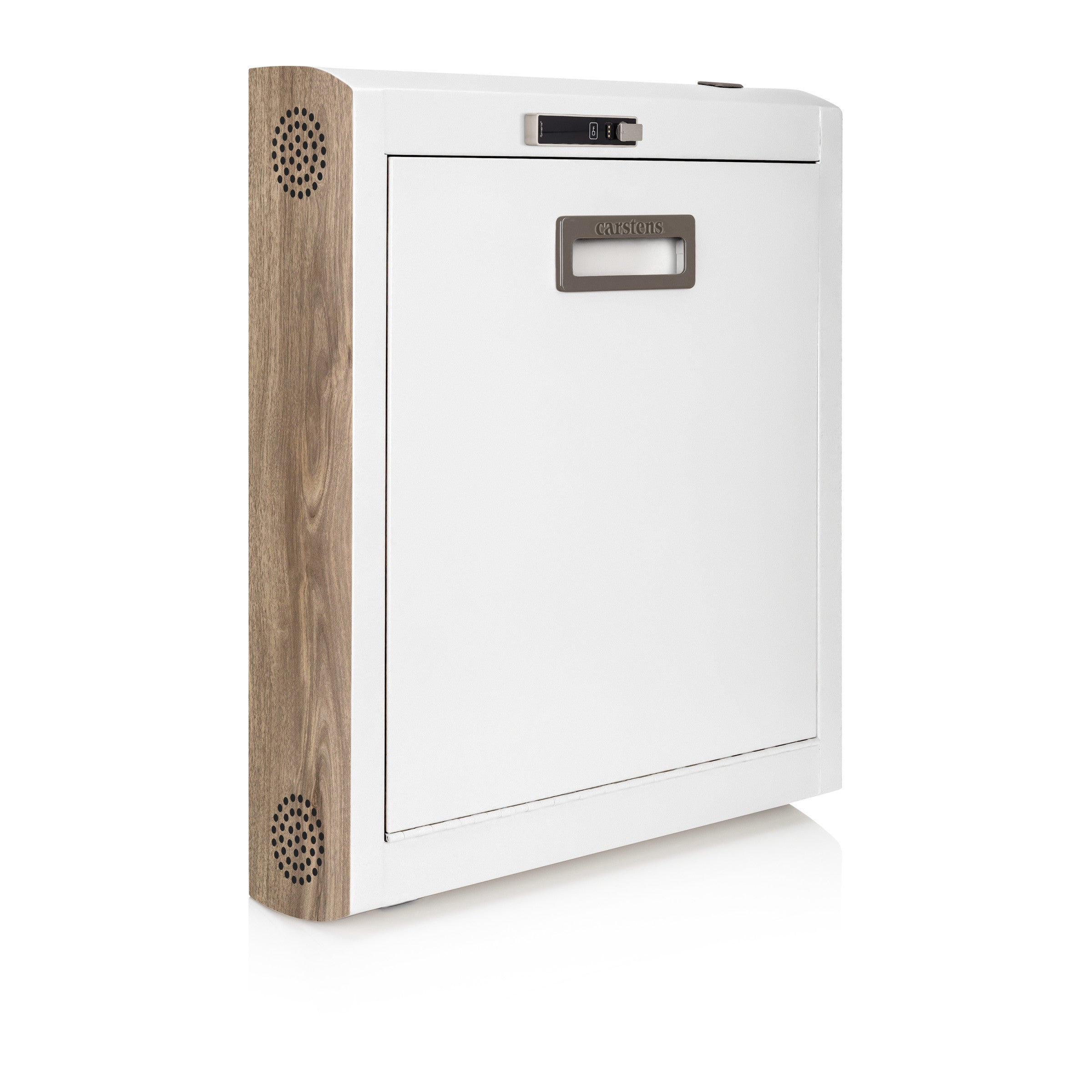 CarePod™ Narrow Wall-Mounted Workstations, 6" Depth, Powder White